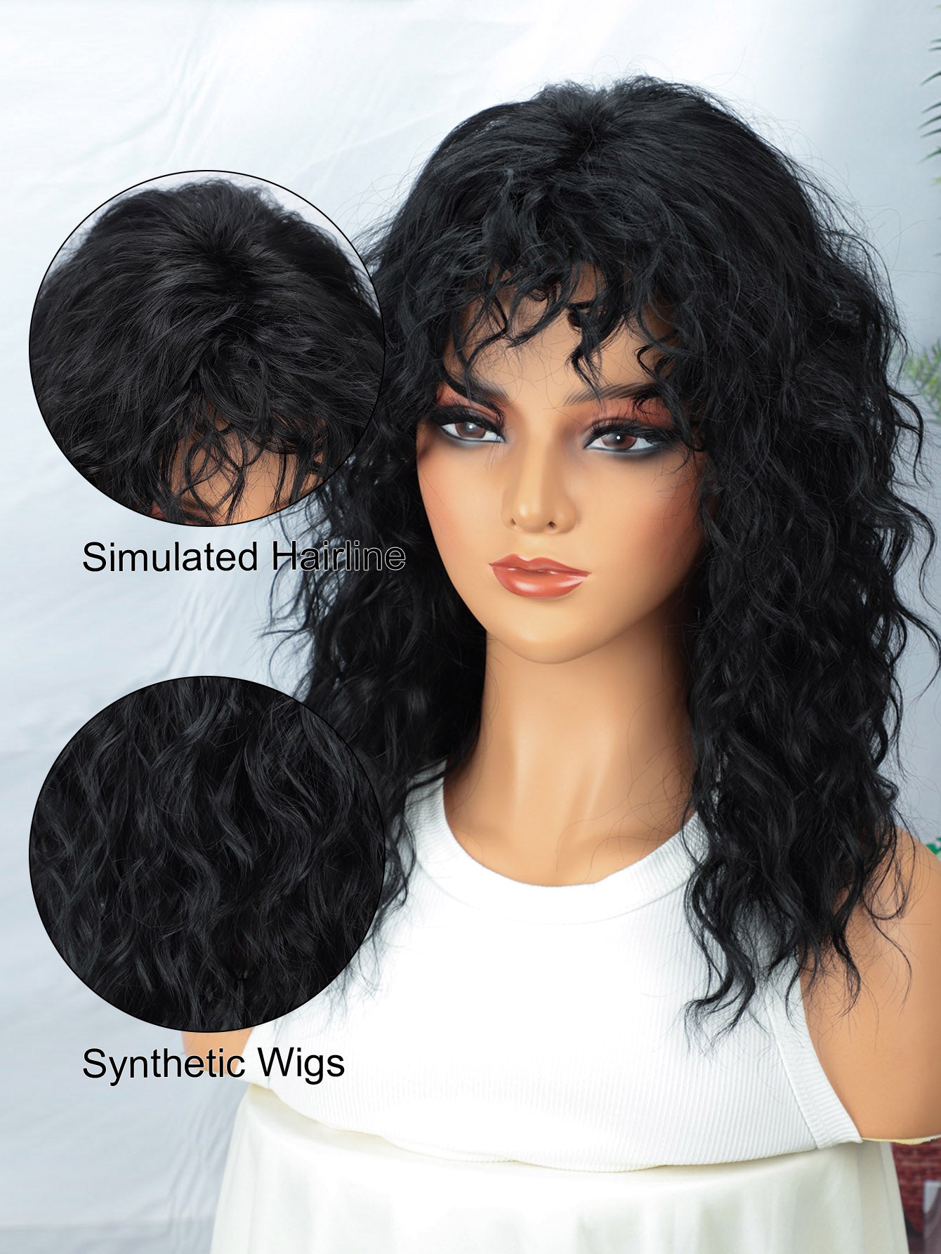 Amazon_temu hot list No.1, TOPHRHAIR only designated suppliers Heat-resistant synthetic hair simulation