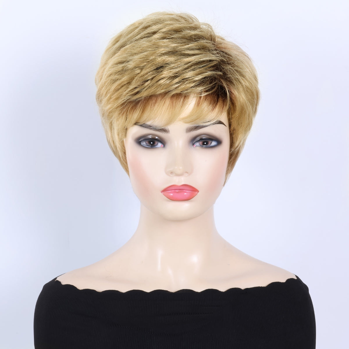 Classic Bob Wig with Fluffy Volume – Heat-Resistant Synthetic Hair