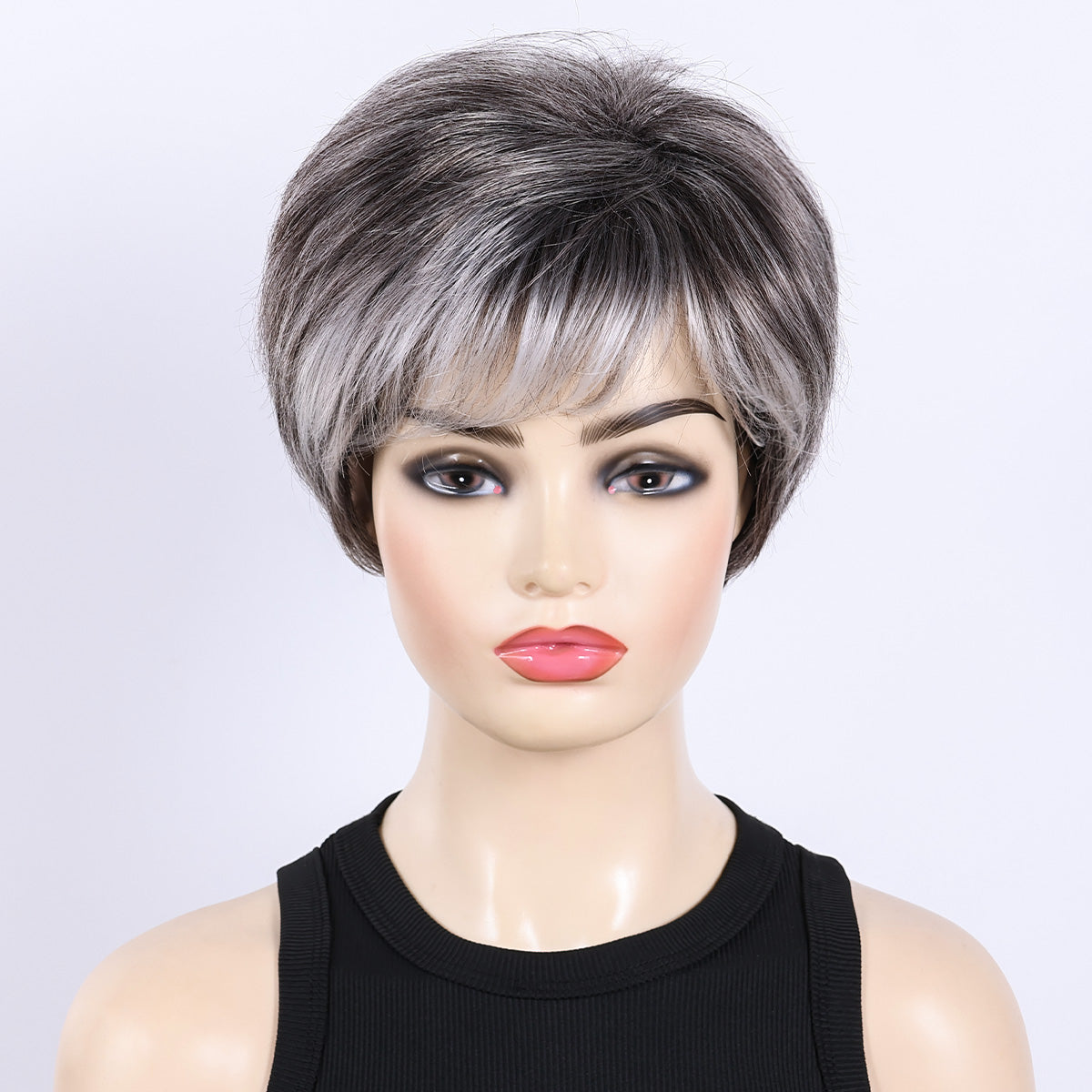 Fluffy Layered Bob Wig – Heat-Tolerant, Bold Color Options