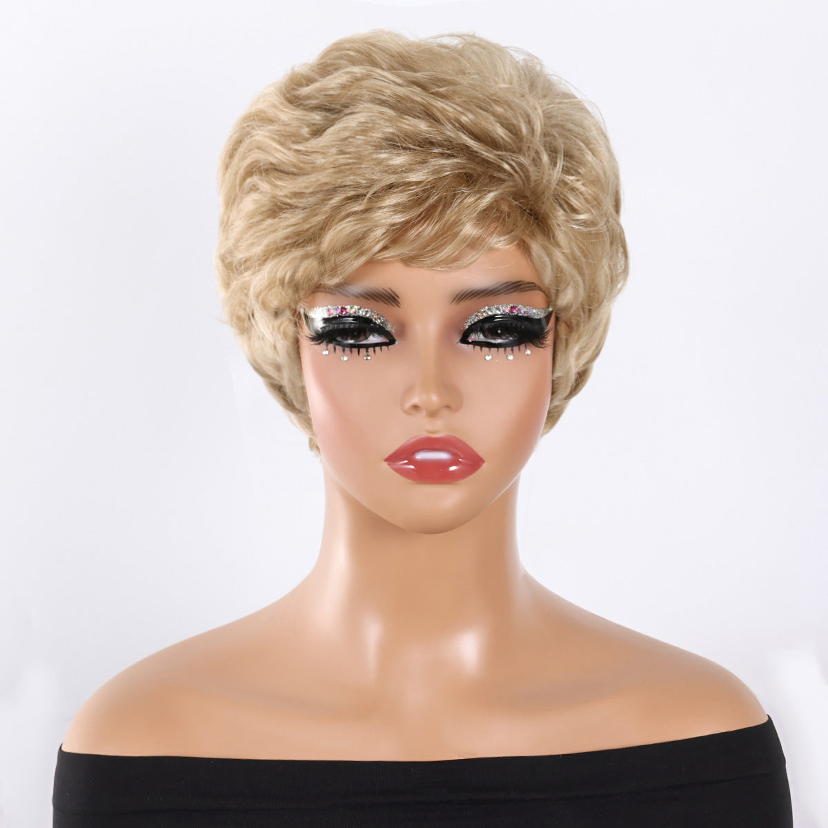 Trendy Fluffy Bob Wig – Realistic, Colorful, and Heat-Safe