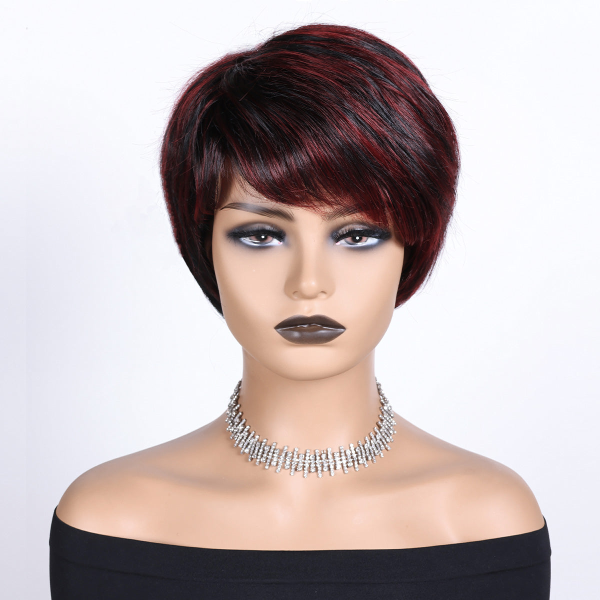 Short Fluffy Wig – Realistic Bob Style, Heat-Resistant Material