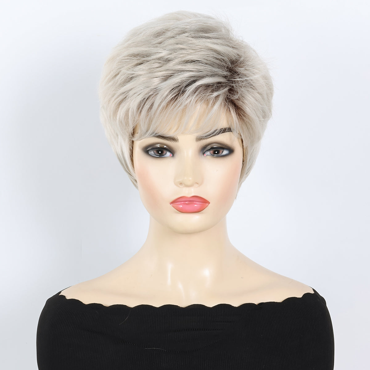Classic Bob Wig with Fluffy Volume – Heat-Resistant Synthetic Hair