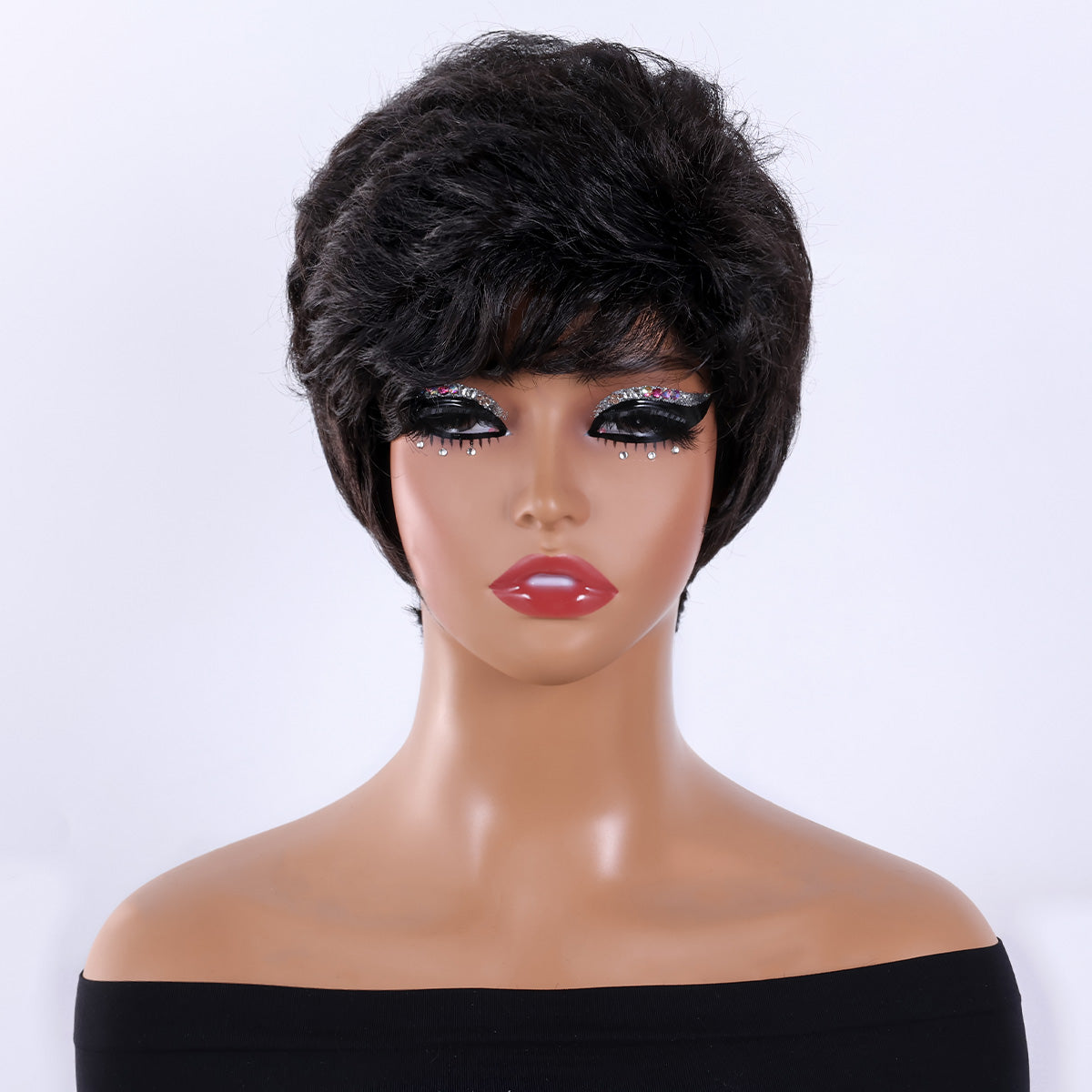 Trendy Fluffy Bob Wig – Realistic, Colorful, and Heat-Safe