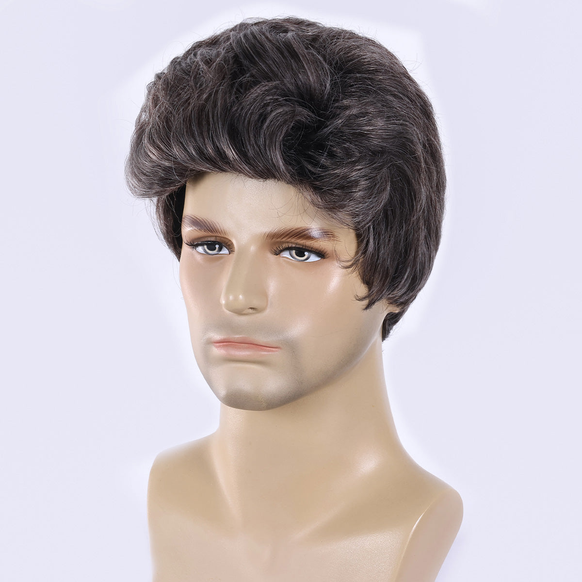 Easy Wear Men's Wig – Heat-Defiant Synthetic Material, Low Maintenance