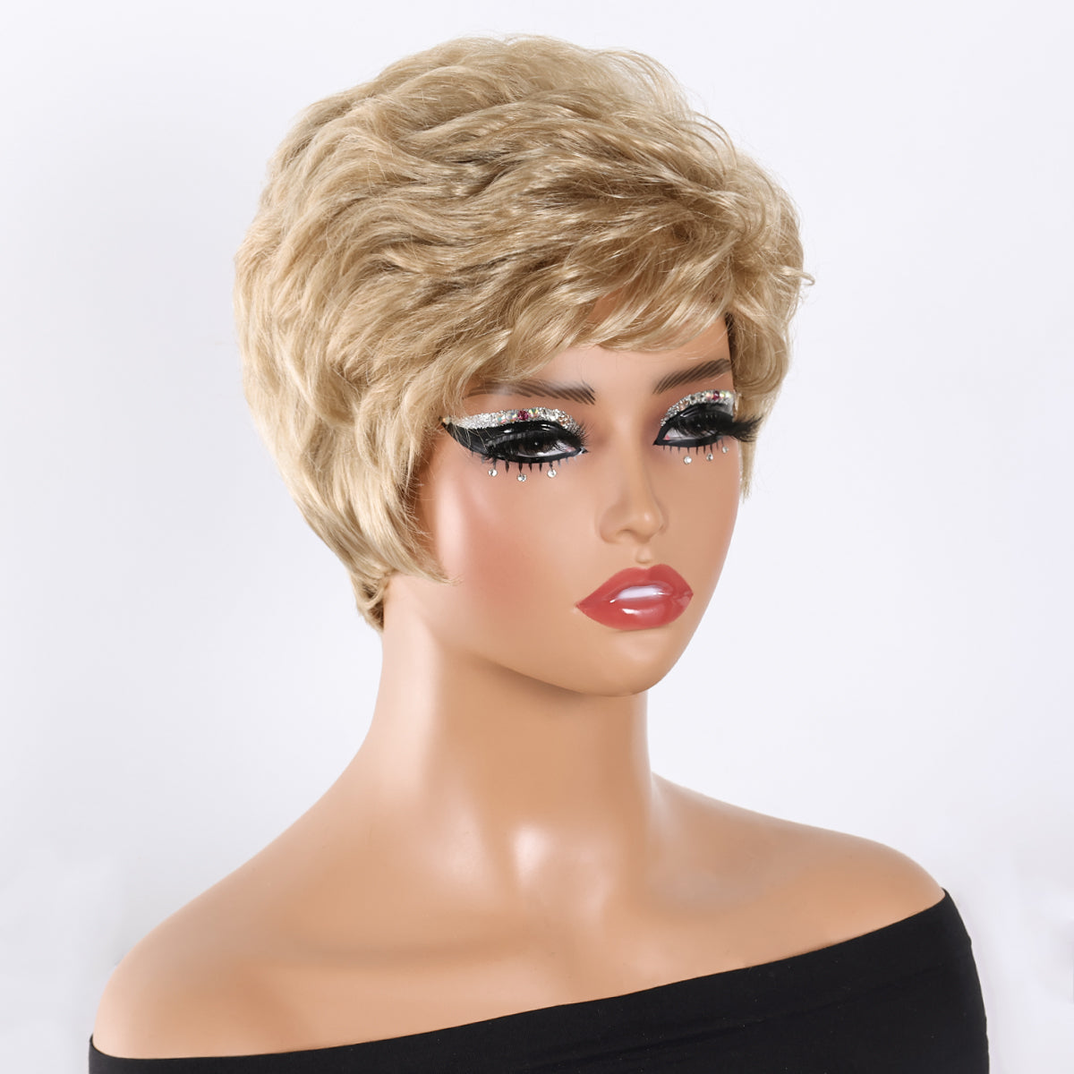 Trendy Fluffy Bob Wig – Realistic, Colorful, and Heat-Safe