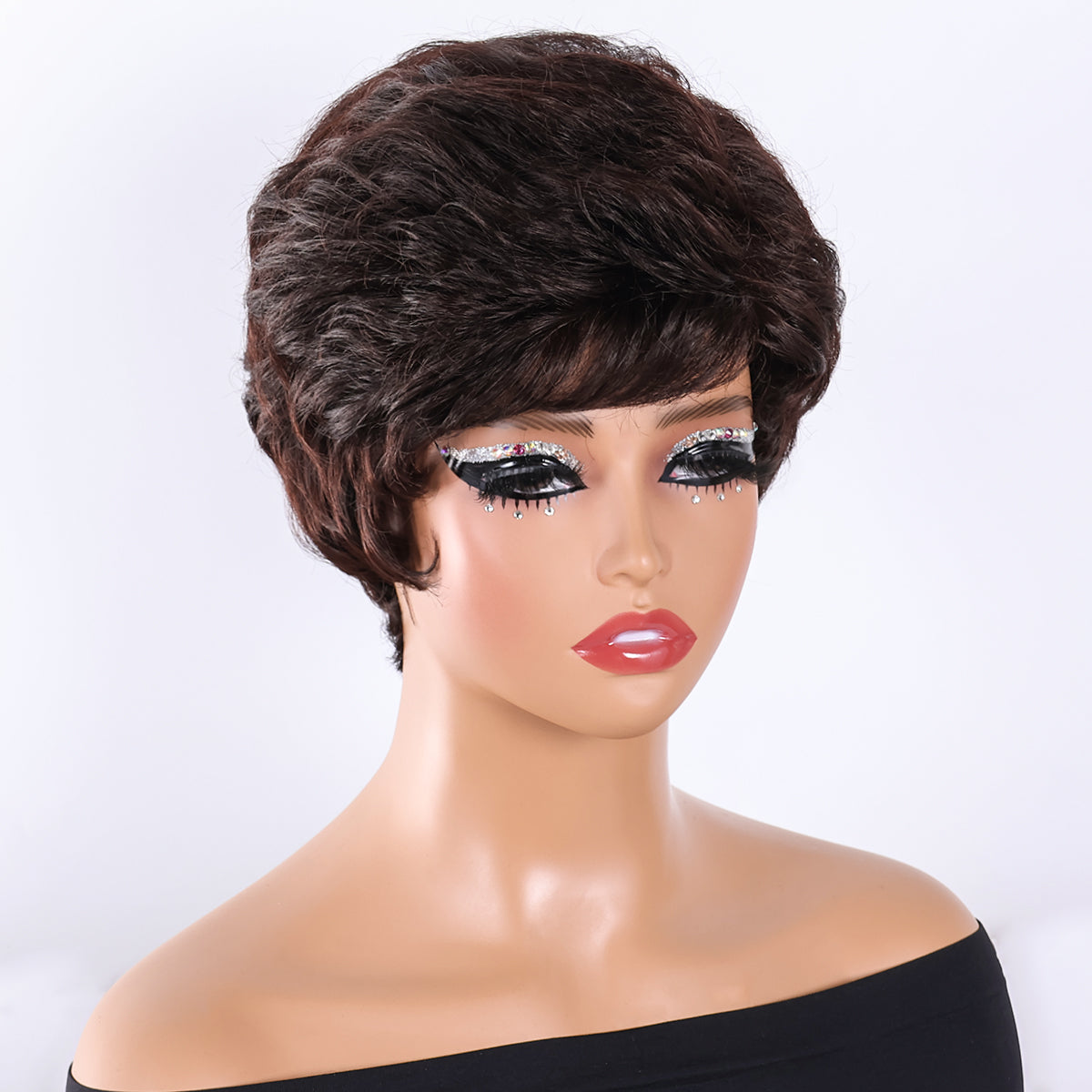 Trendy Fluffy Bob Wig – Realistic, Colorful, and Heat-Safe