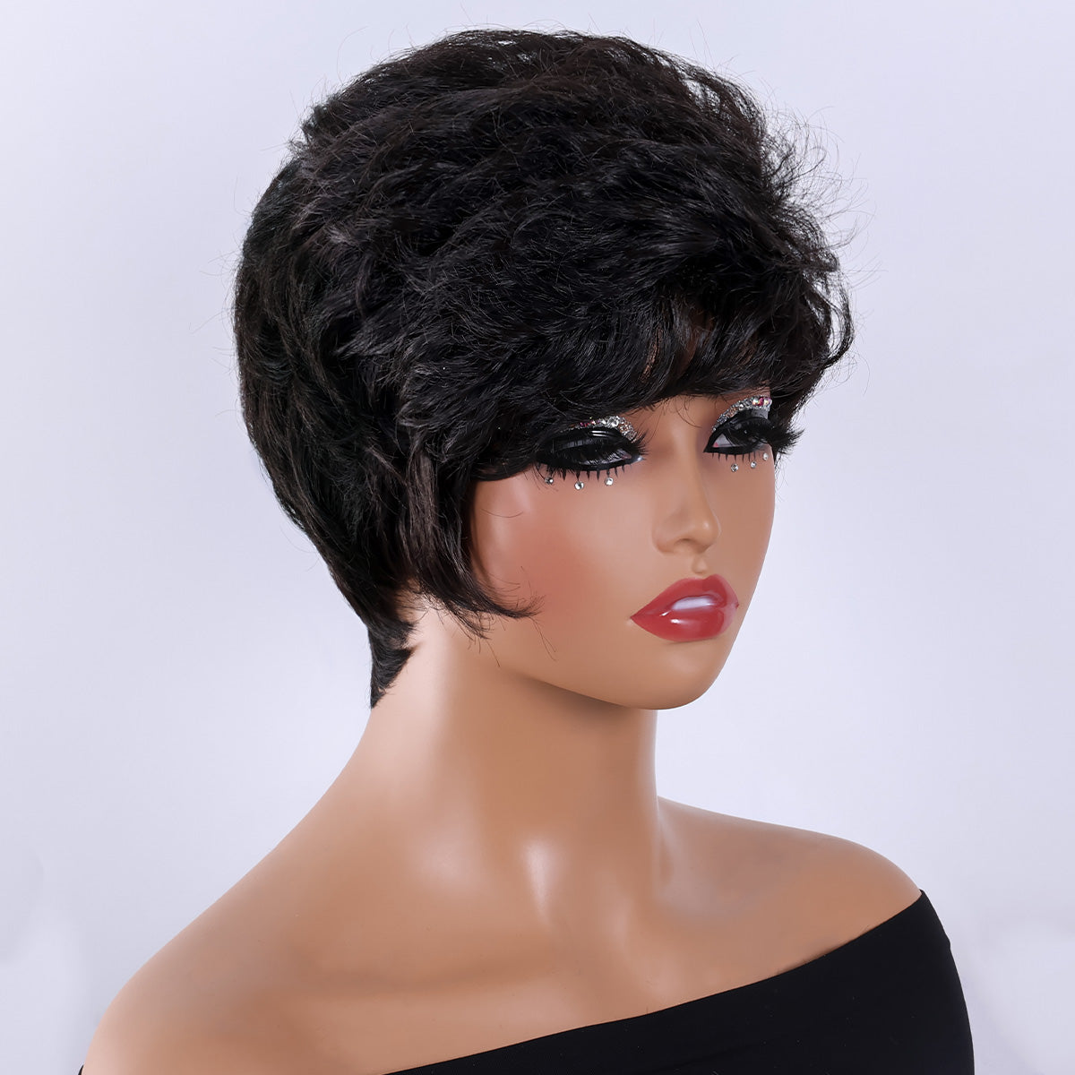 Trendy Fluffy Bob Wig – Realistic, Colorful, and Heat-Safe