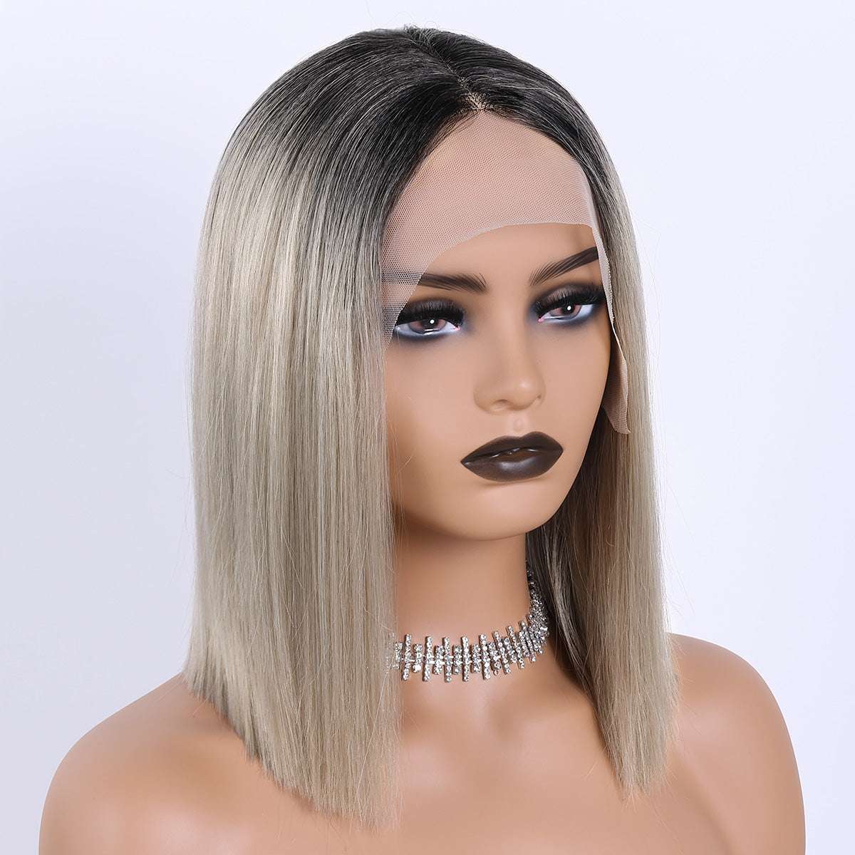 Realistic Bob Wig – Fluffy, Heat-Resistant Fibers with Multi-Color Options