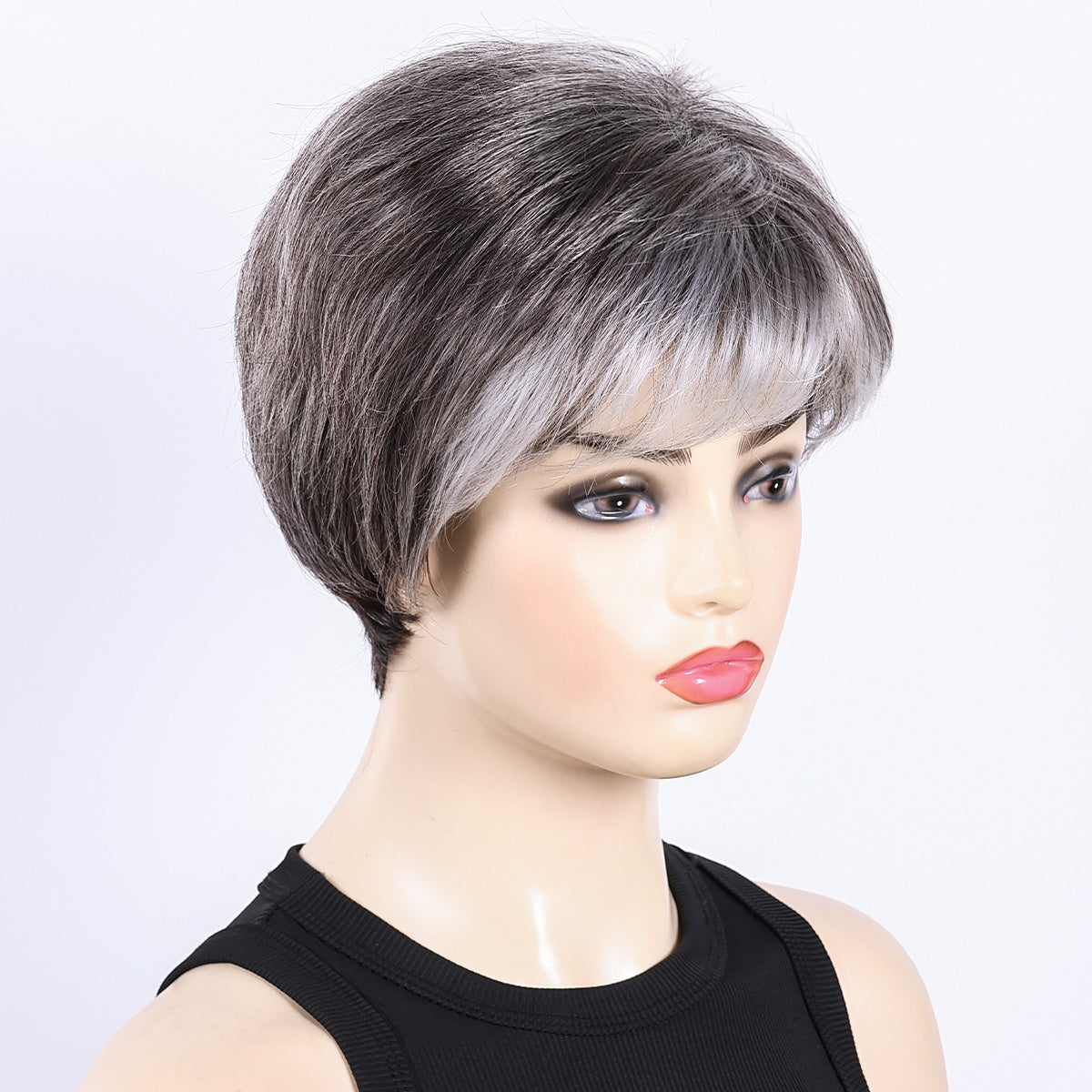 Fluffy Layered Bob Wig – Heat-Tolerant, Bold Color Options