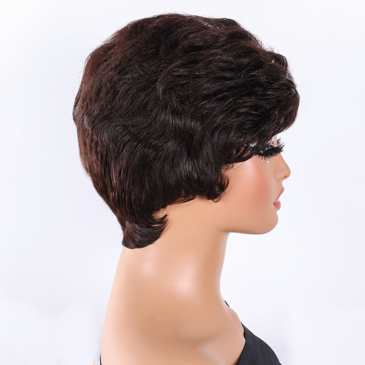 Trendy Fluffy Bob Wig – Realistic, Colorful, and Heat-Safe