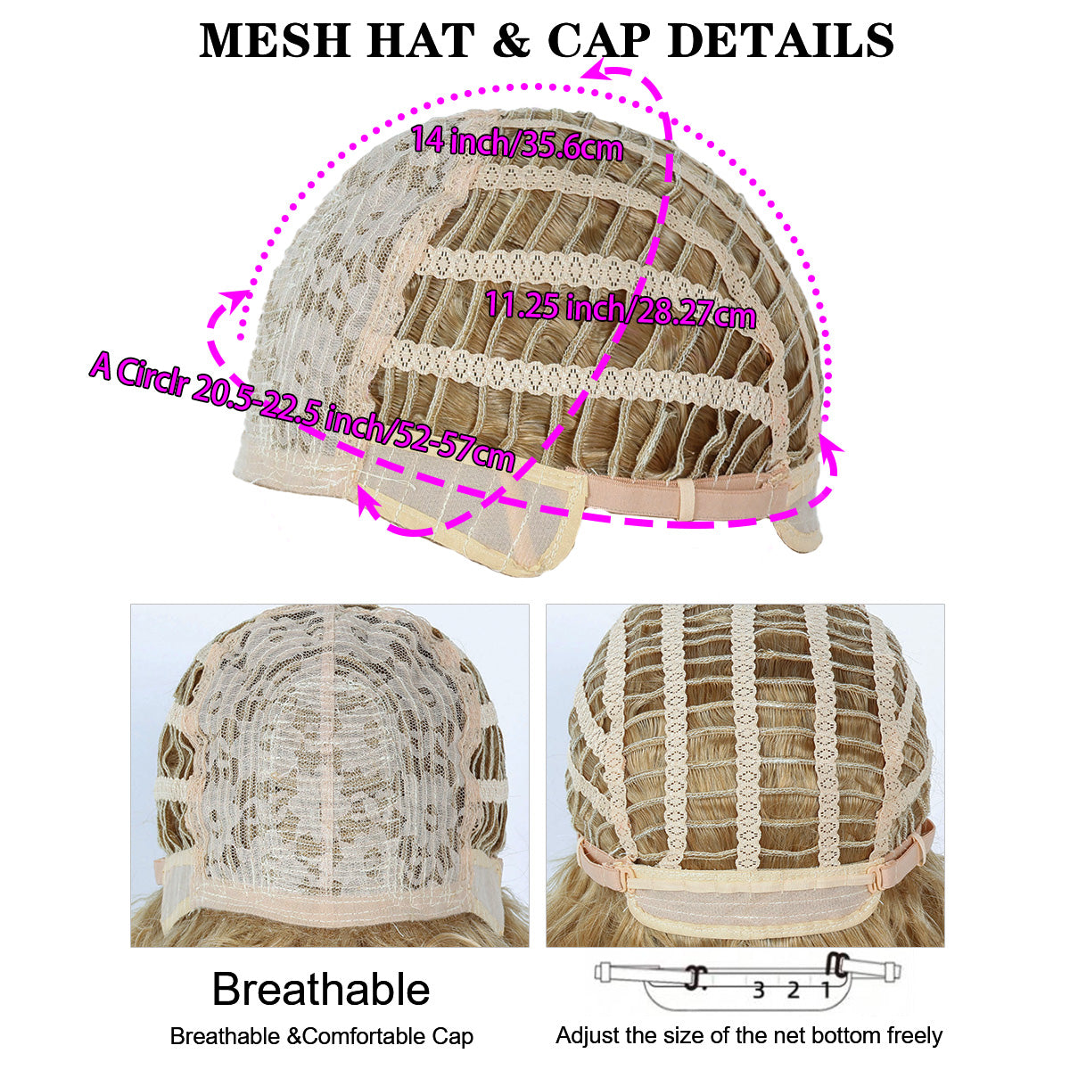 Long Fluffy Blonde Curly Wigs with Bangs 18 Inch Synthetic Heat Resistant Wigs for Women Halloween or Daily Used