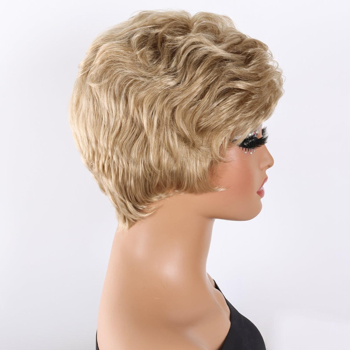 Trendy Fluffy Bob Wig – Realistic, Colorful, and Heat-Safe
