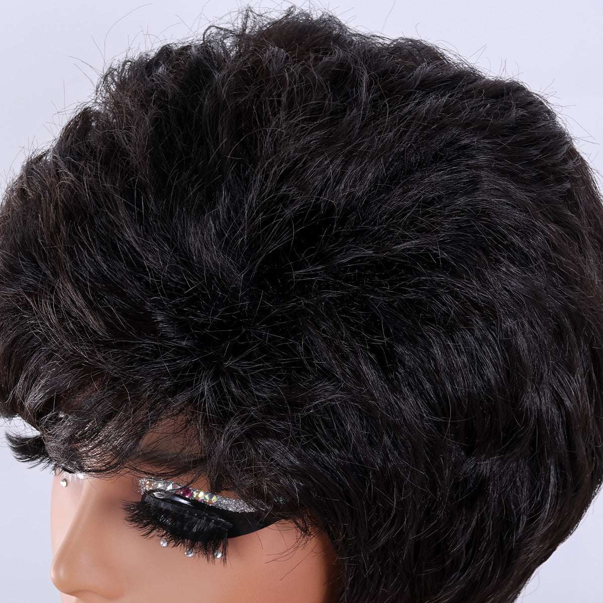 Trendy Fluffy Bob Wig – Realistic, Colorful, and Heat-Safe