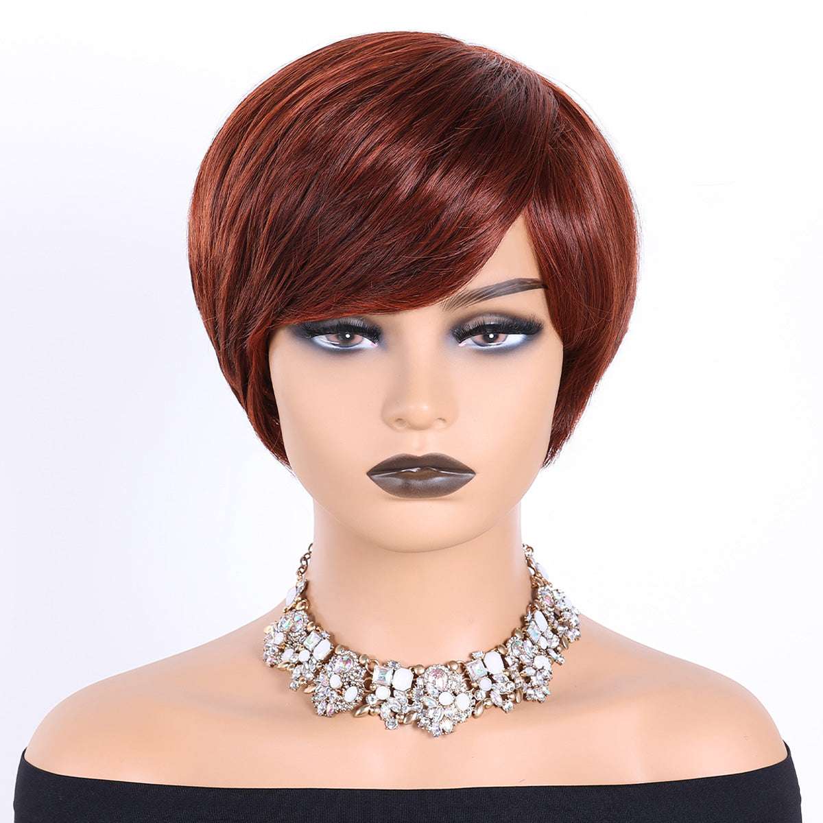 Chic Fluffy Bob Wig – Synthetic Realistic Hair, Colorful Choices
