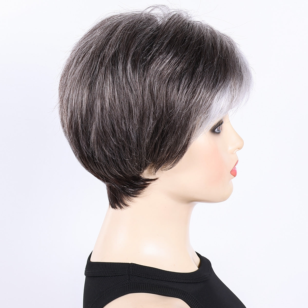 Fluffy Layered Bob Wig – Heat-Tolerant, Bold Color Options