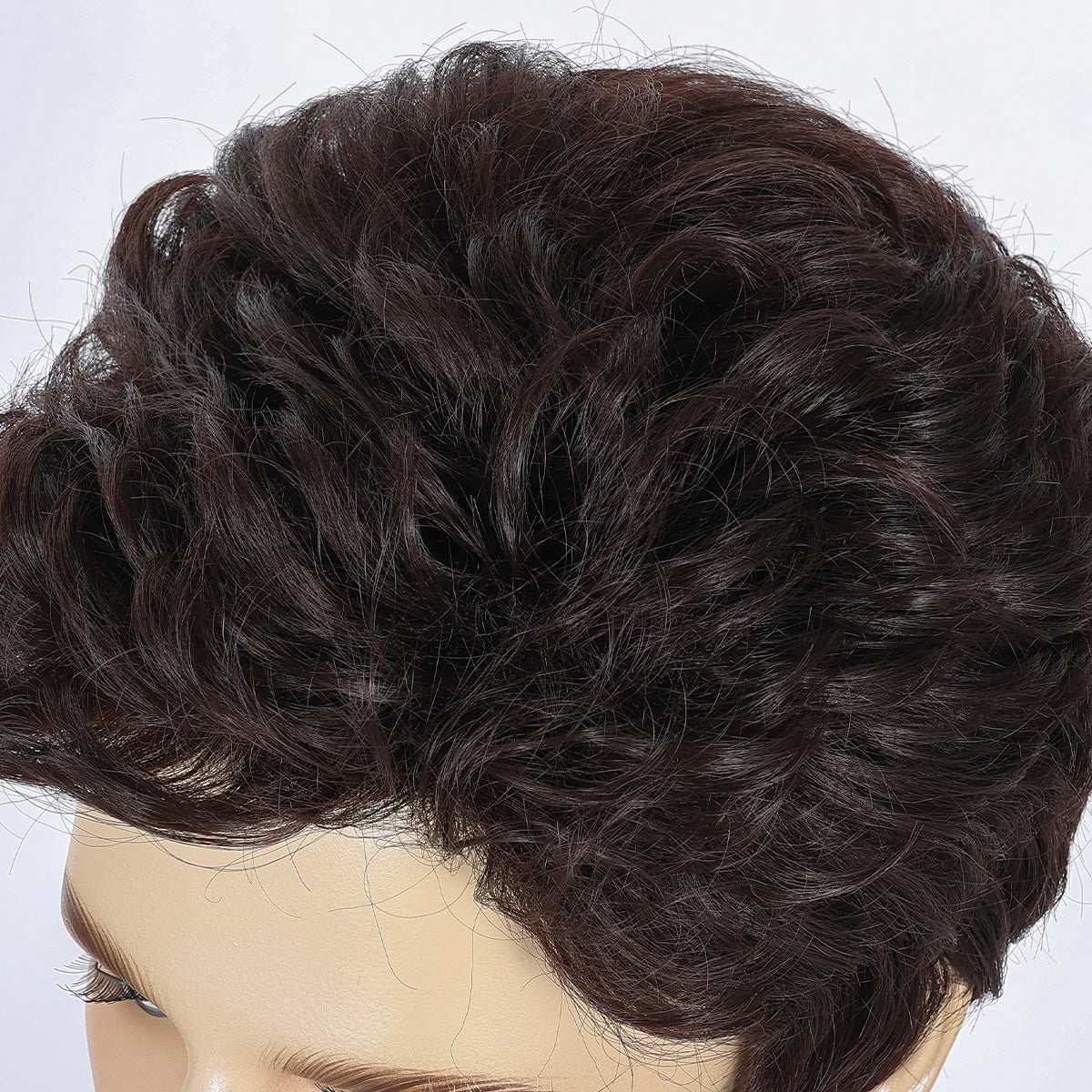 Modern Classic Men's Wig – Heat-Resistant Synthetic Hair, Simple Styling
