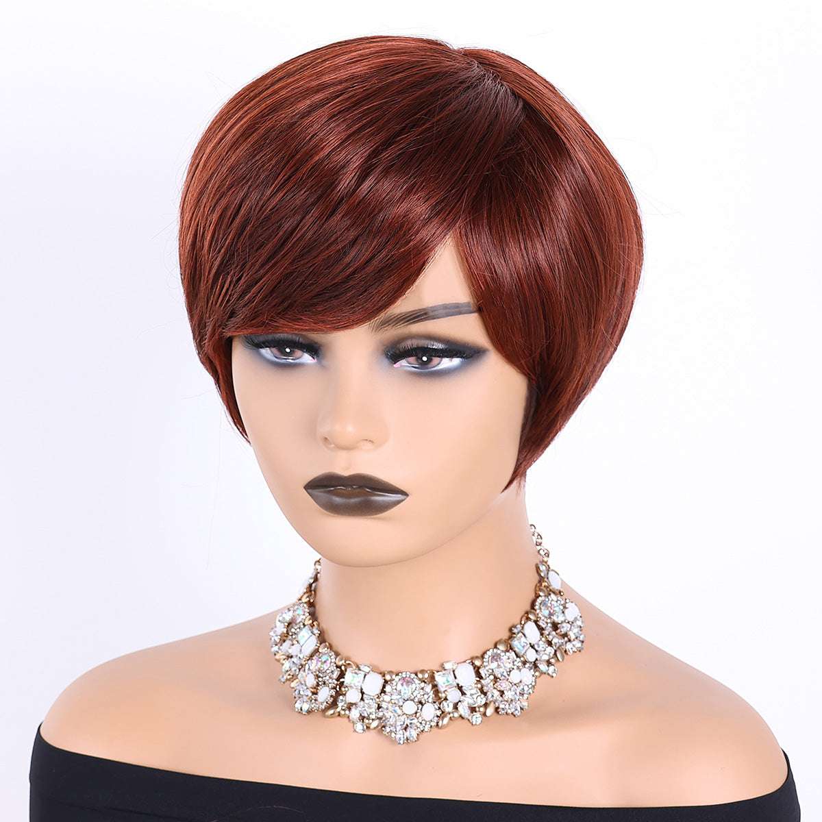 Chic Fluffy Bob Wig – Synthetic Realistic Hair, Colorful Choices