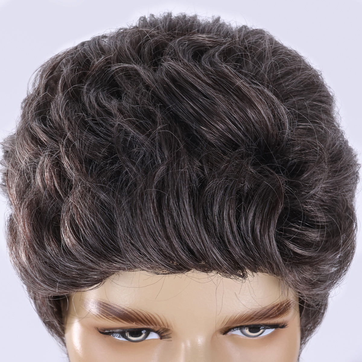 Easy Wear Men's Wig – Heat-Defiant Synthetic Material, Low Maintenance