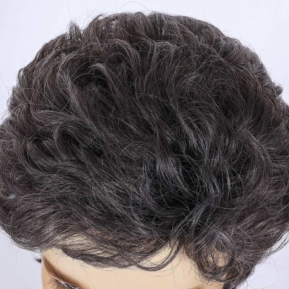 Easy Wear Men's Wig – Heat-Defiant Synthetic Material, Low Maintenance