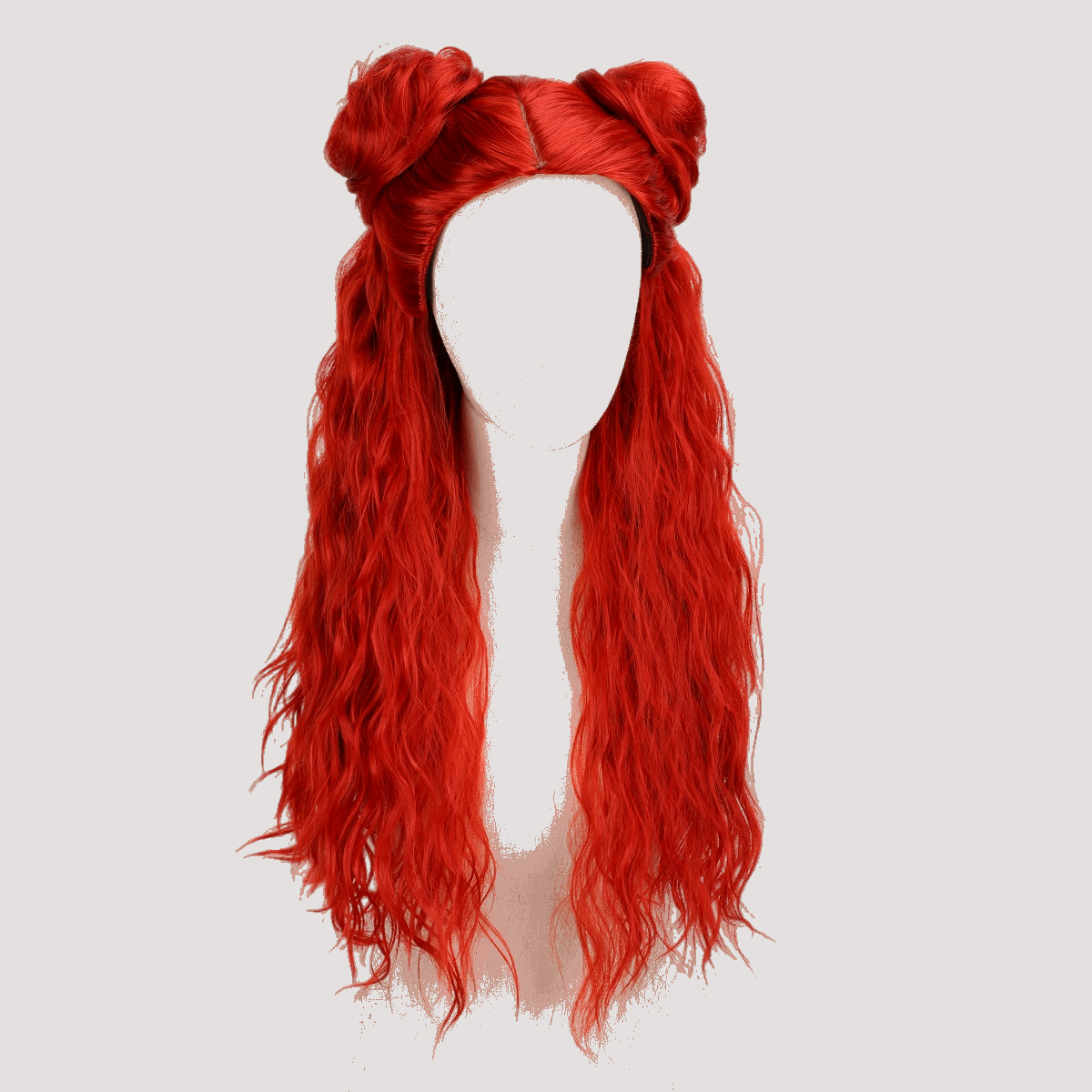 Cosplay wig of Red, the female lead in the movie Disney Descendants 4: The Rise of Red