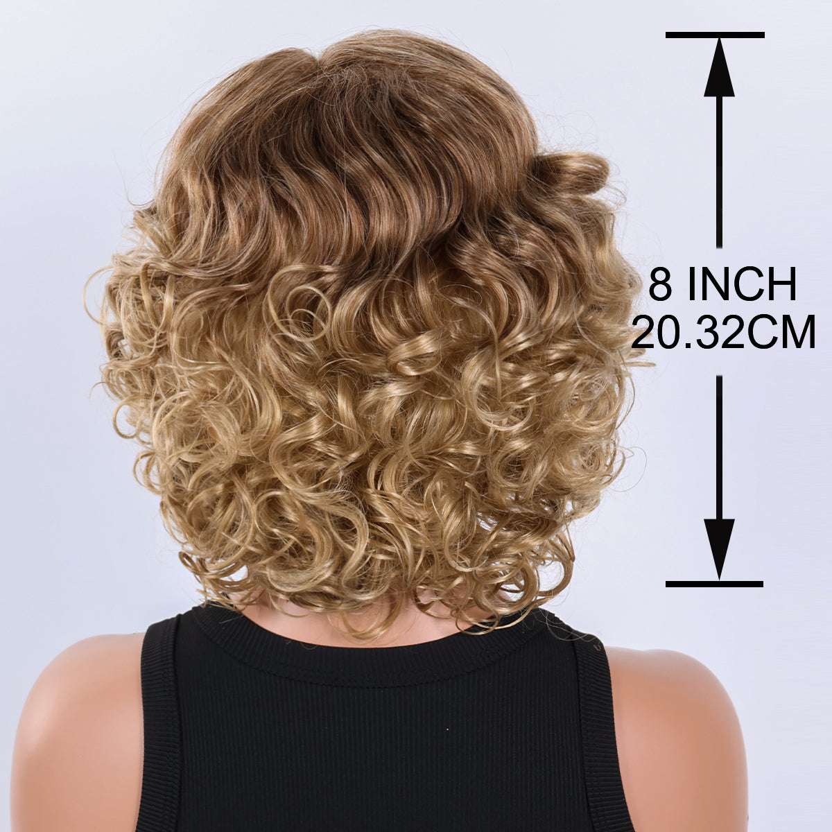 Daily Wear Fluffy Bob Wig – Realistic Hair Strands, Heat-Resistant