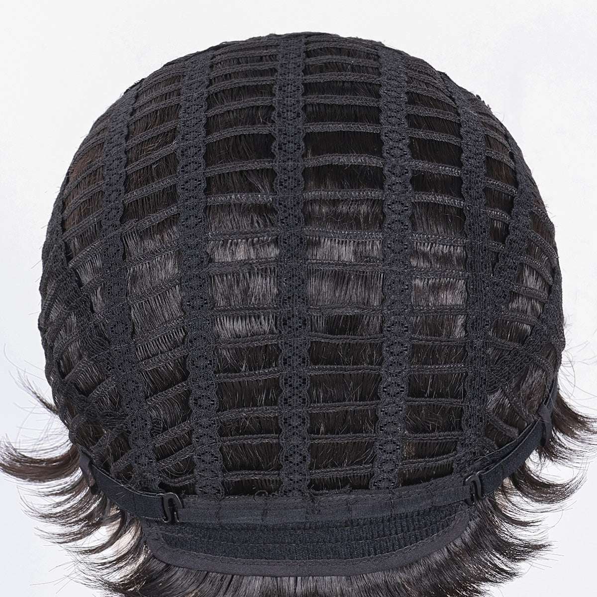 Modern Classic Men's Wig – Heat-Resistant Synthetic Hair, Simple Styling