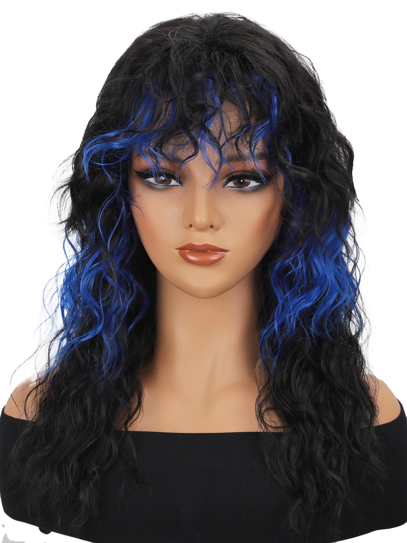 Factory Direct Breathable High-Temperature Synthetic Wig – Available in Diverse Shades