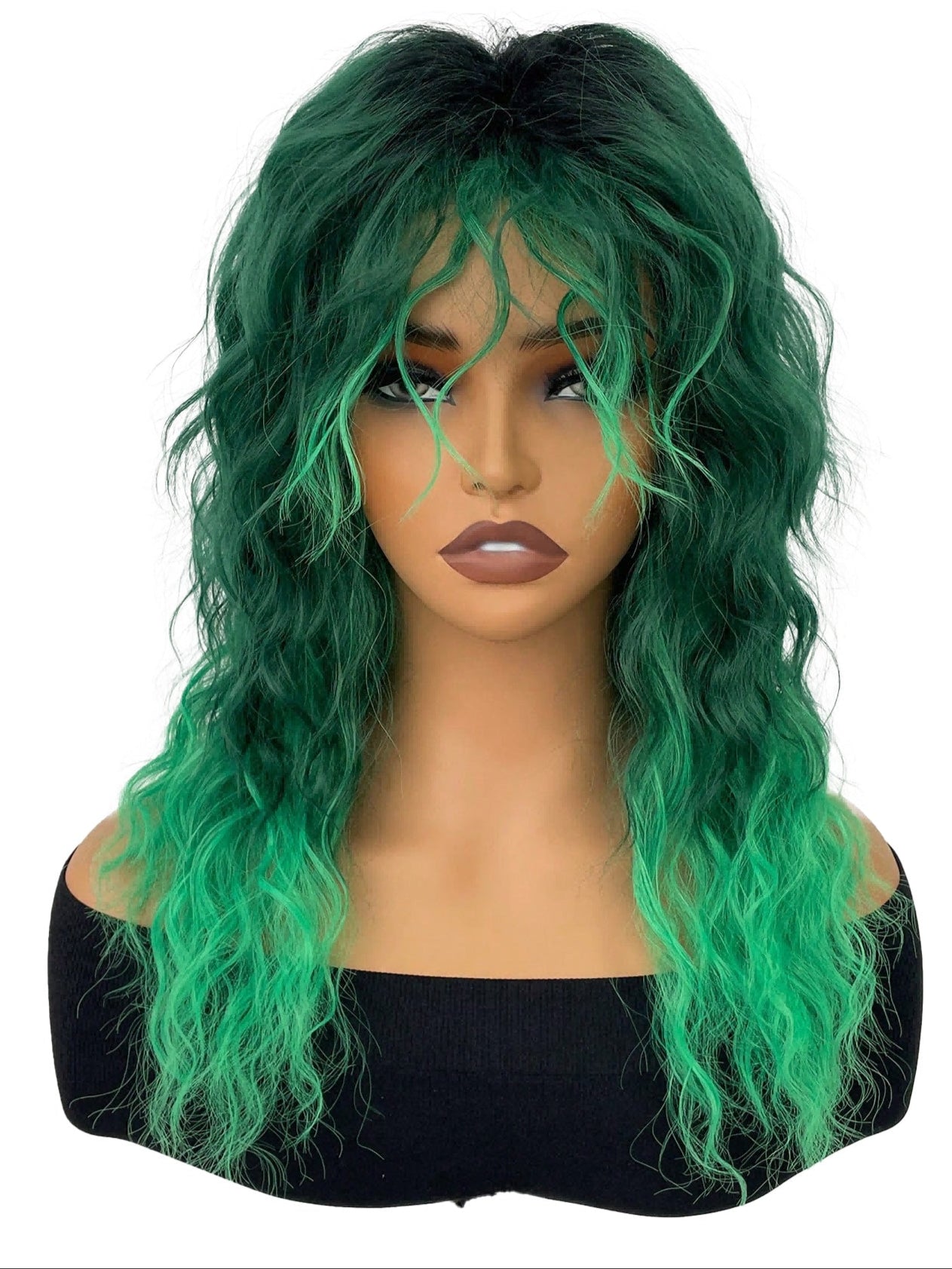 Wholesale & Retail Heat-Resistant Synthetic Fiber Wig – Multiple Color Options