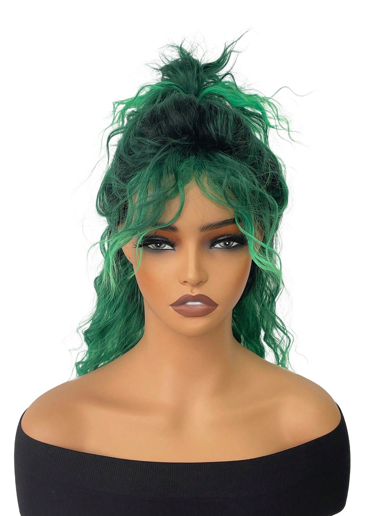 Wholesale & Retail Heat-Resistant Synthetic Fiber Wig – Multiple Color Options