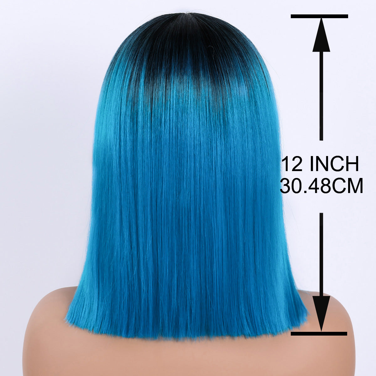 Realistic Bob Wig – Fluffy, Heat-Resistant Fibers with Multi-Color Options