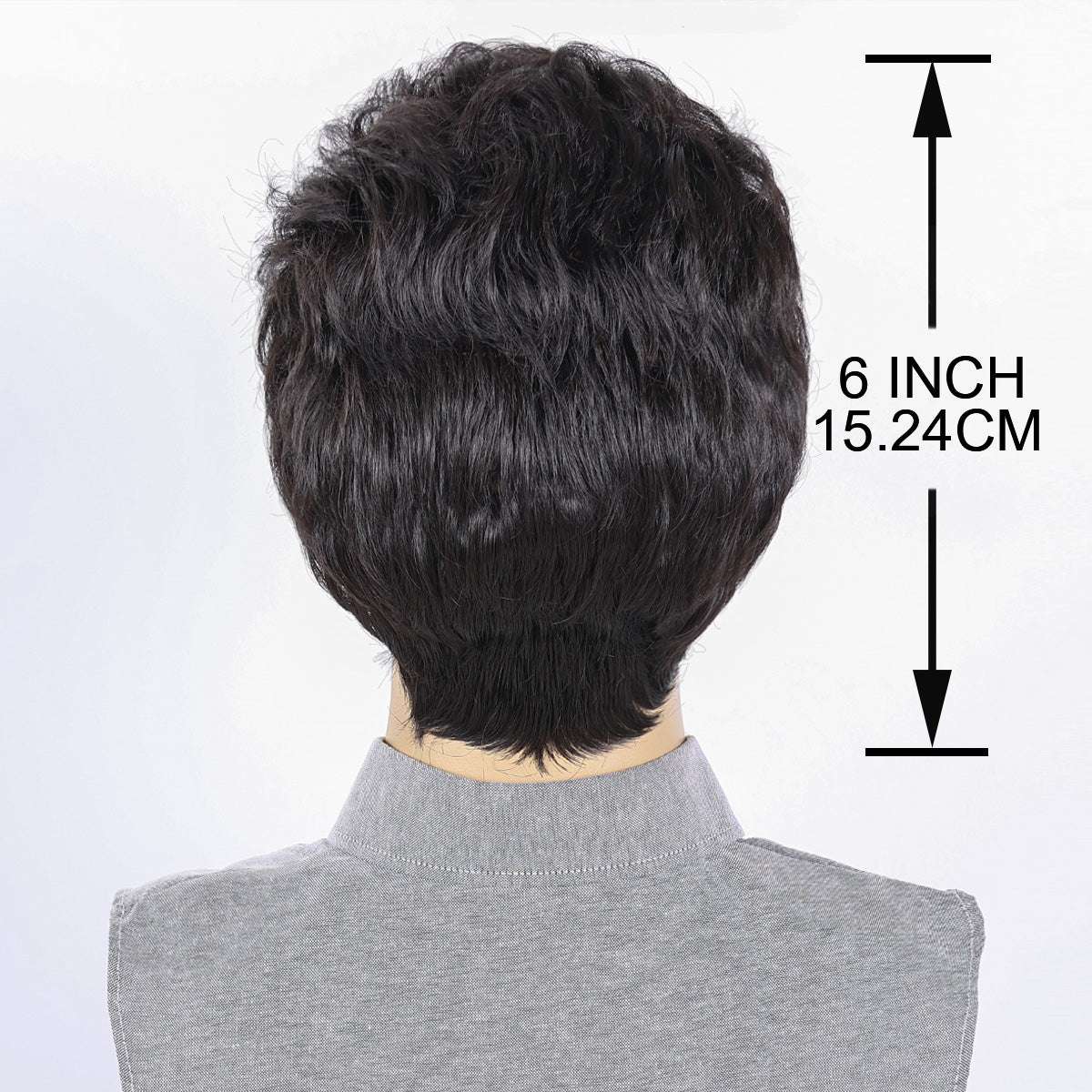 Modern Classic Men's Wig – Heat-Resistant Synthetic Hair, Simple Styling