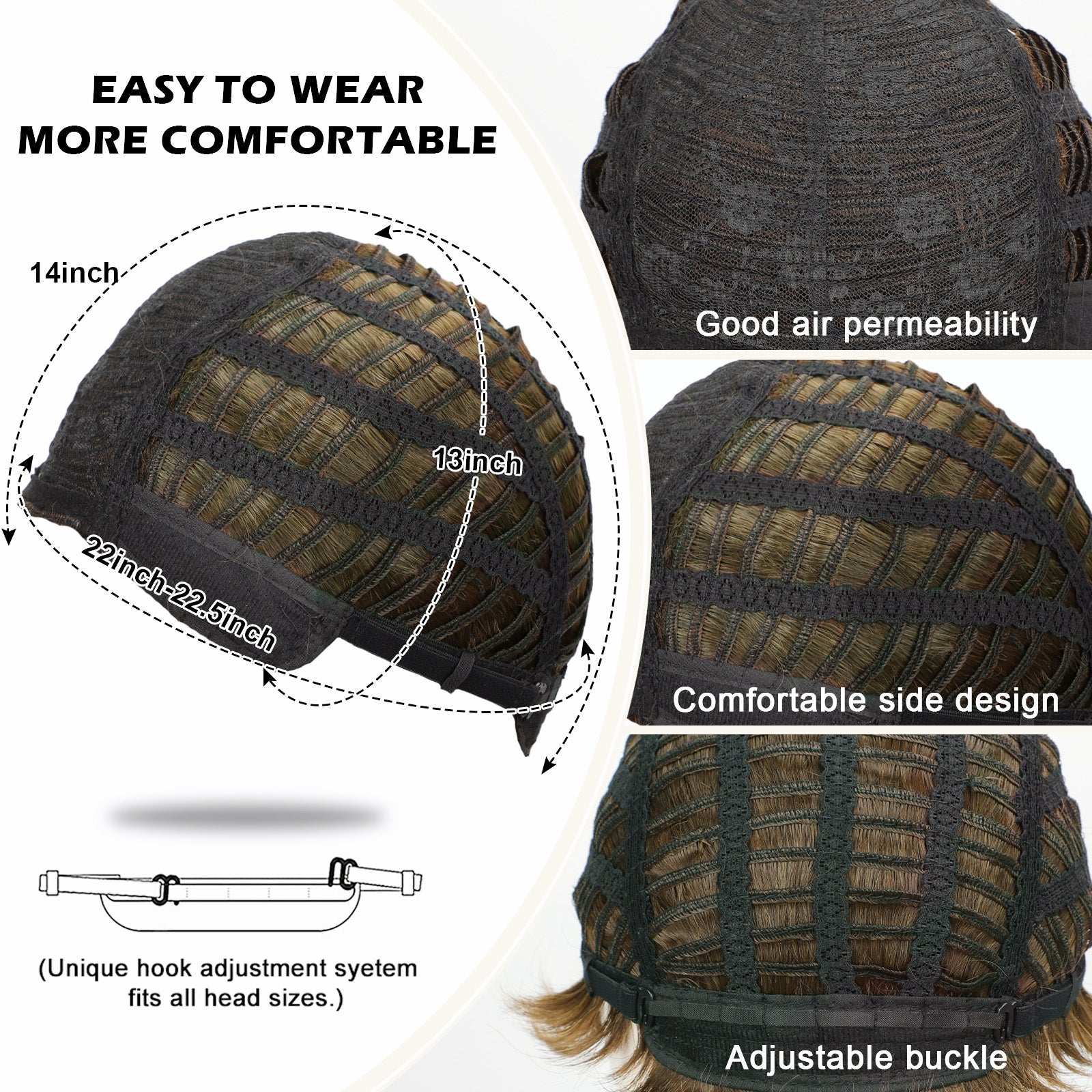 Tangle-Free Men's Wig – Durable Heat-Resistant Synthetic Hair