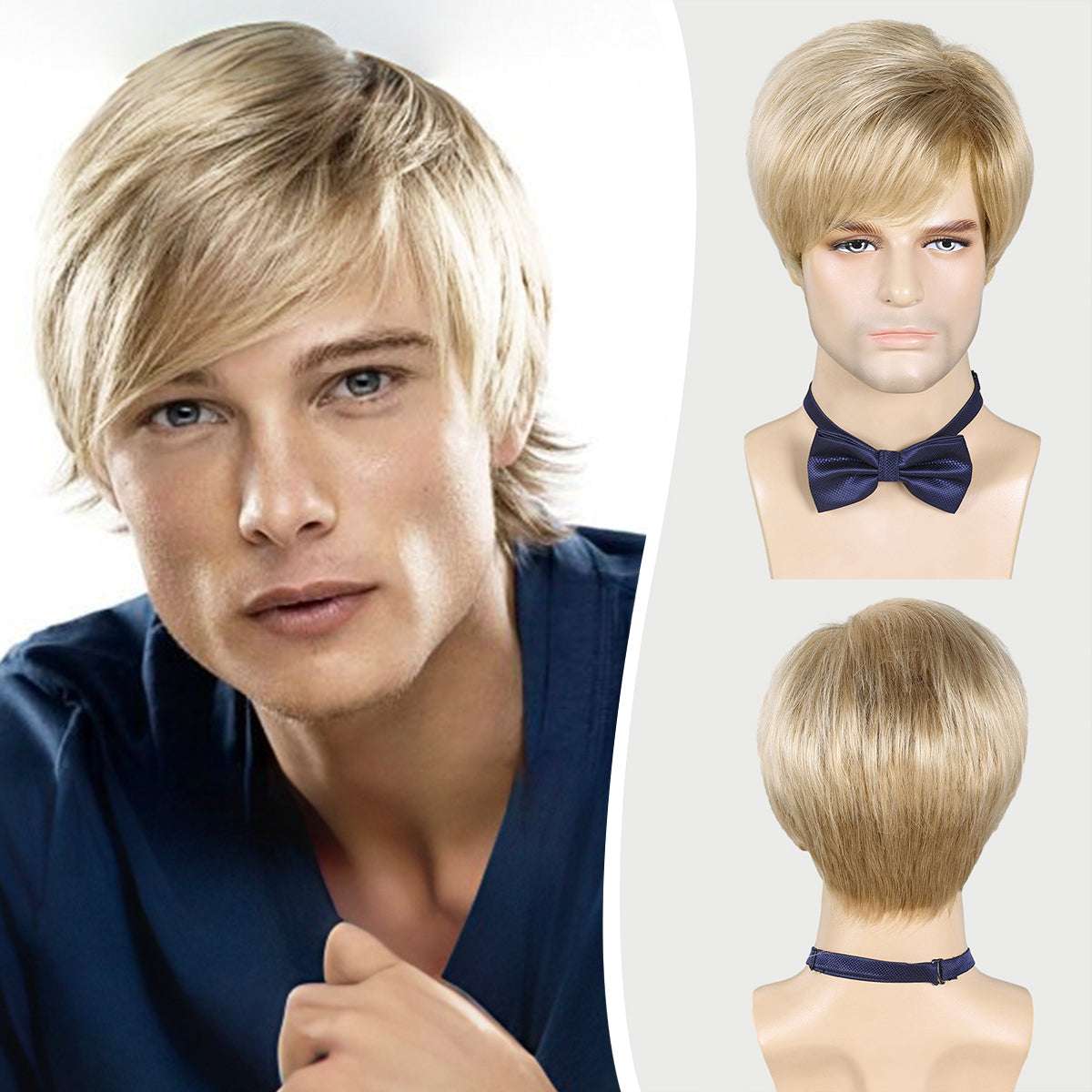 Top-Rated Men's Wig – Heat-Resistant Material, Customer Favorites