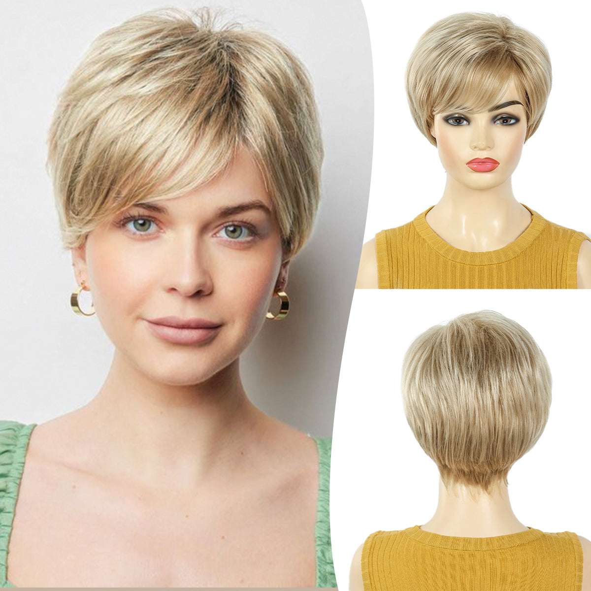 Manufacturer Direct Beginner-Friendly Short Bob Wigs with Super Heat-Resistant Hair