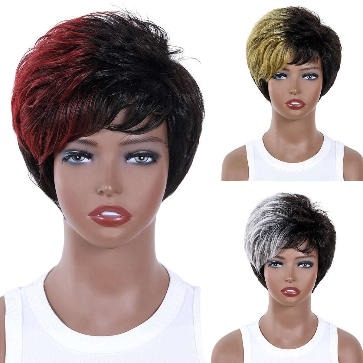 Beginner-Friendly Short Bob Wigs Super Heat-Resistant Synthetic Hair, Wholesale Deals