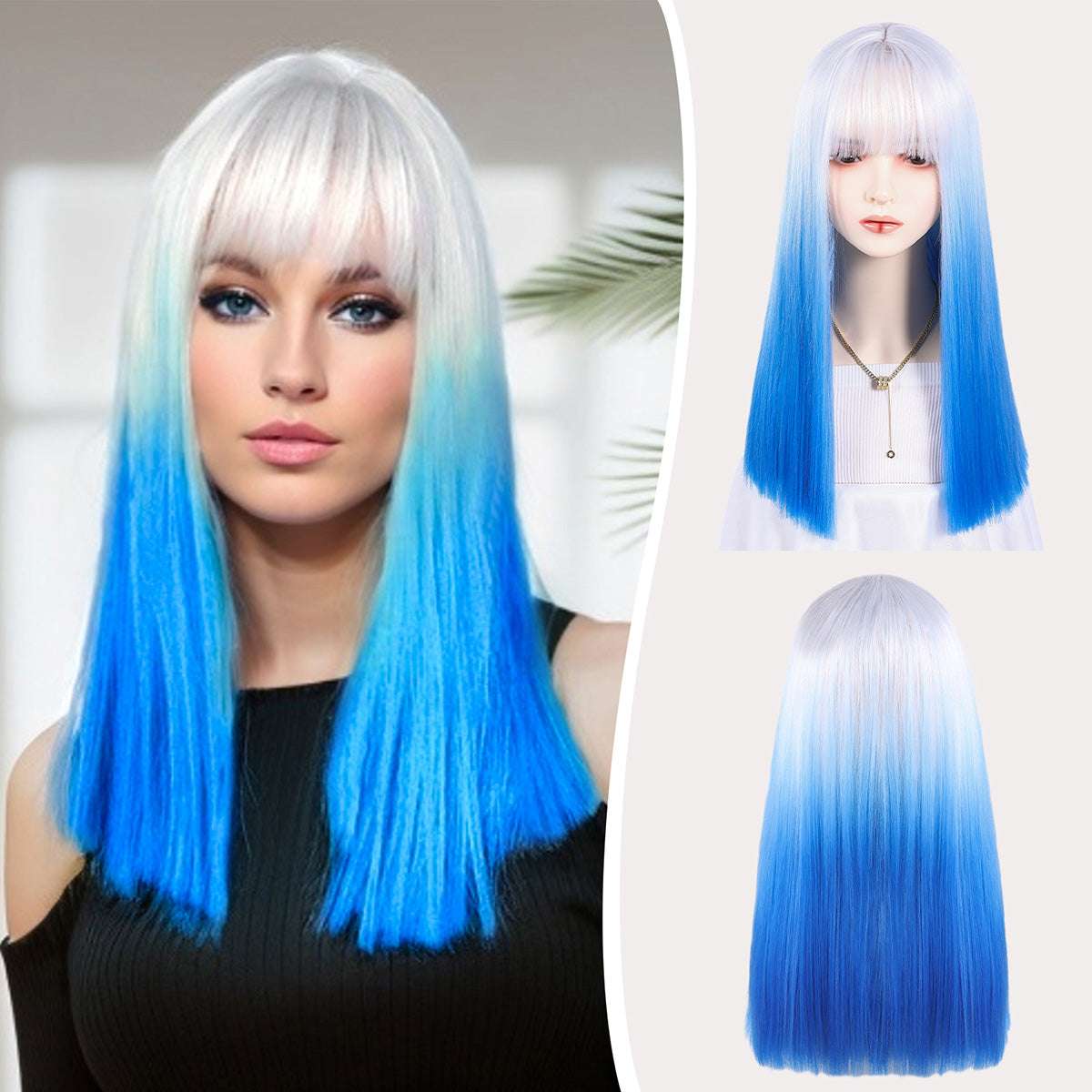 Heat-Safe Synthetic Bob Wig - Ultra-Realistic Fluffy Strands in Assorted Colors