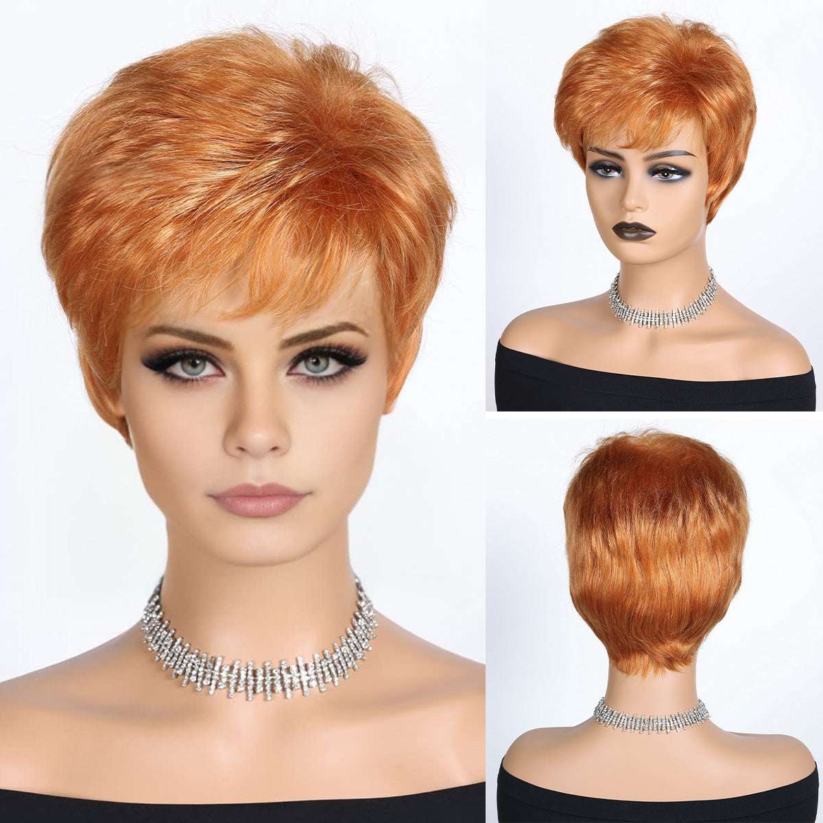 Fluffy Bob Wig – Heat-Resistant Synthetic Hair in Vibrant Colors