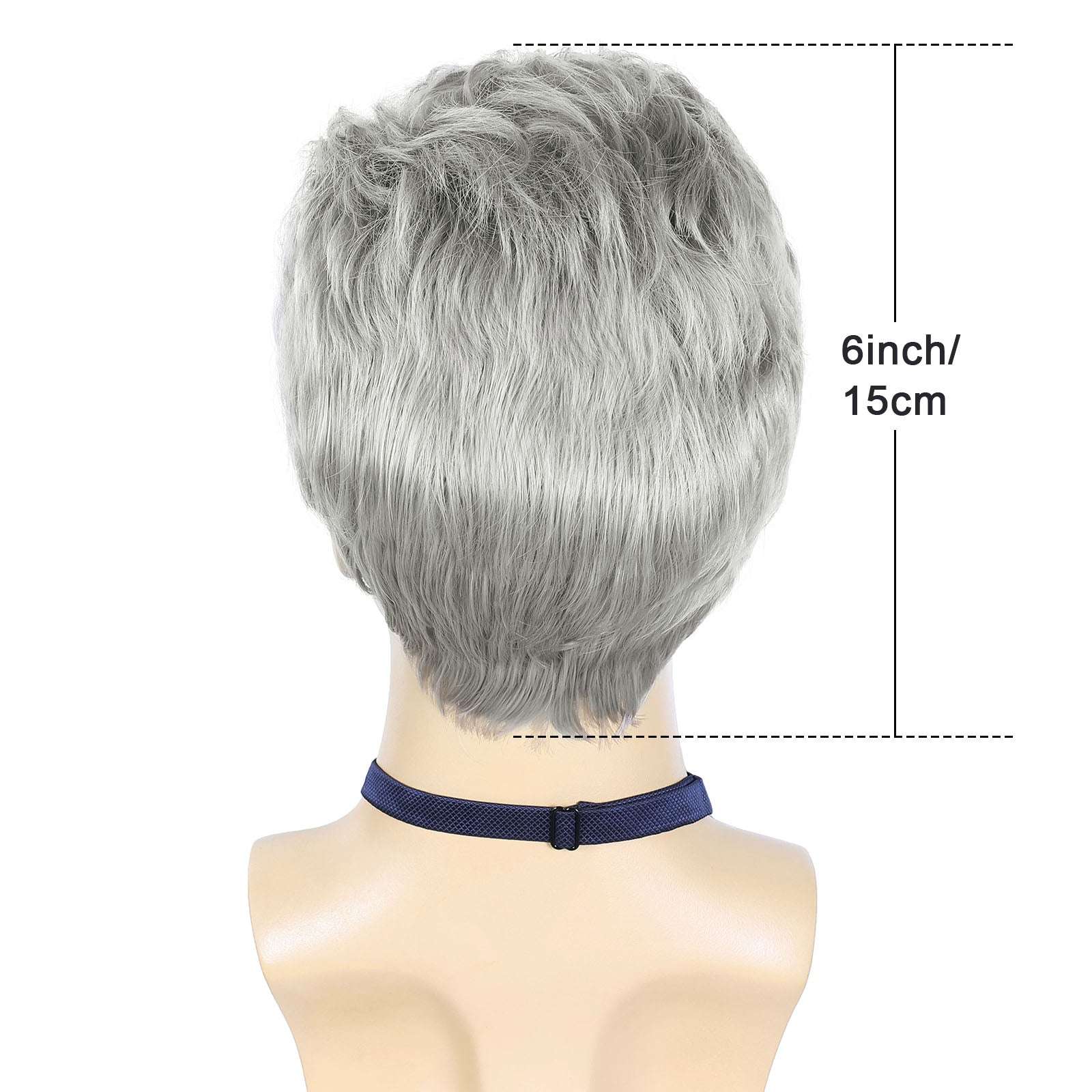 British Style Men's Wig – Heat-Resistant Material, Natural Wavy Design