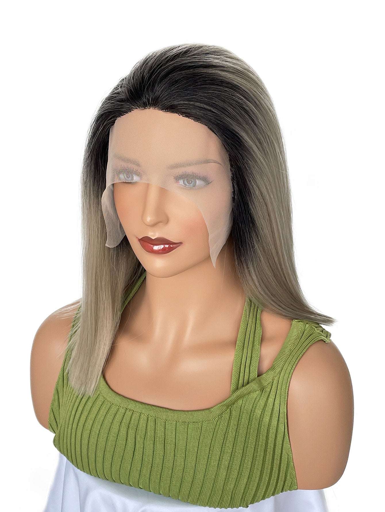 Factory direct sales. 12inch fashionable bob straight hair wigs made of heat - resistant fiber. Multiple colors available