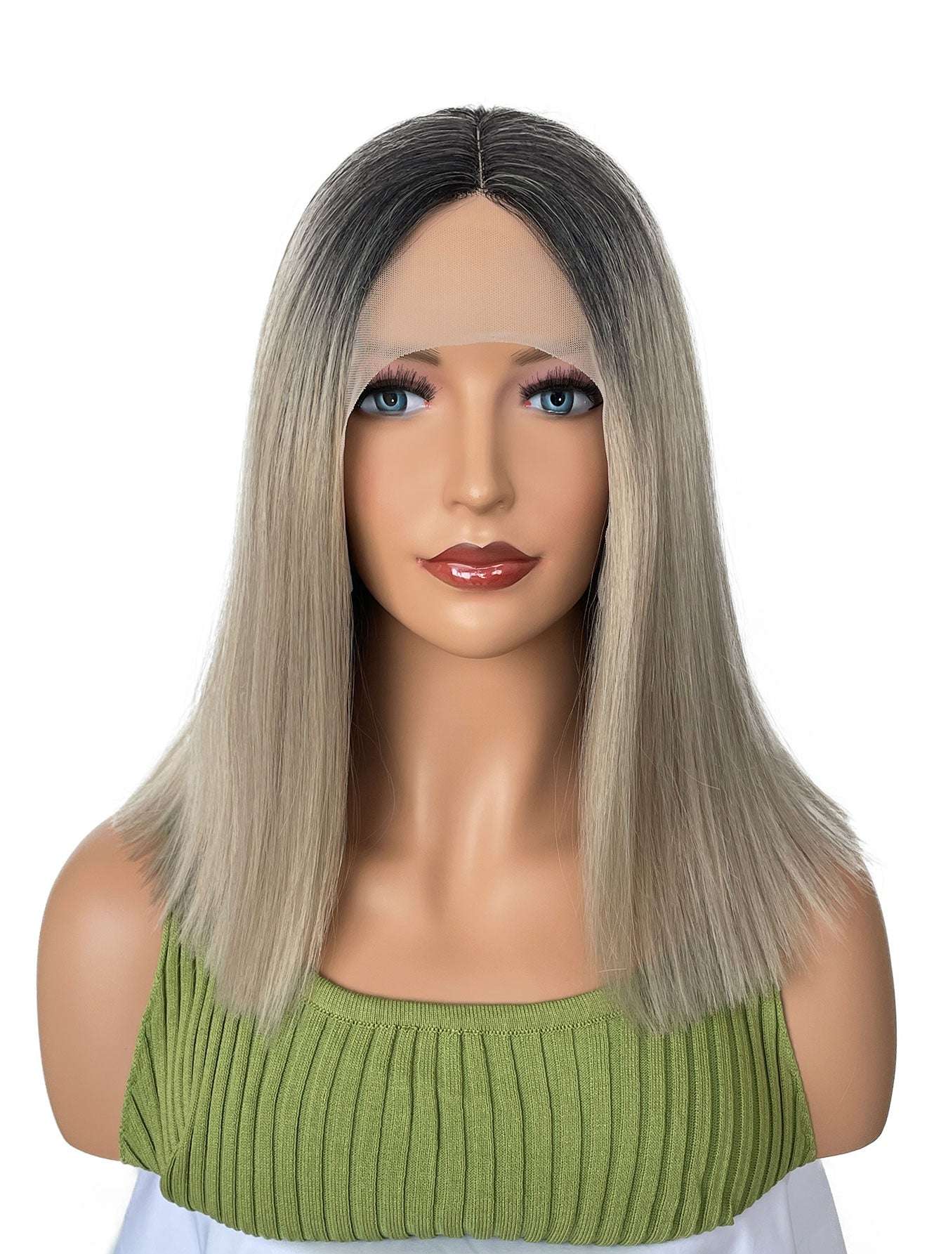 Factory direct sales. 12inch fashionable bob straight hair wigs made of heat - resistant fiber. Multiple colors available