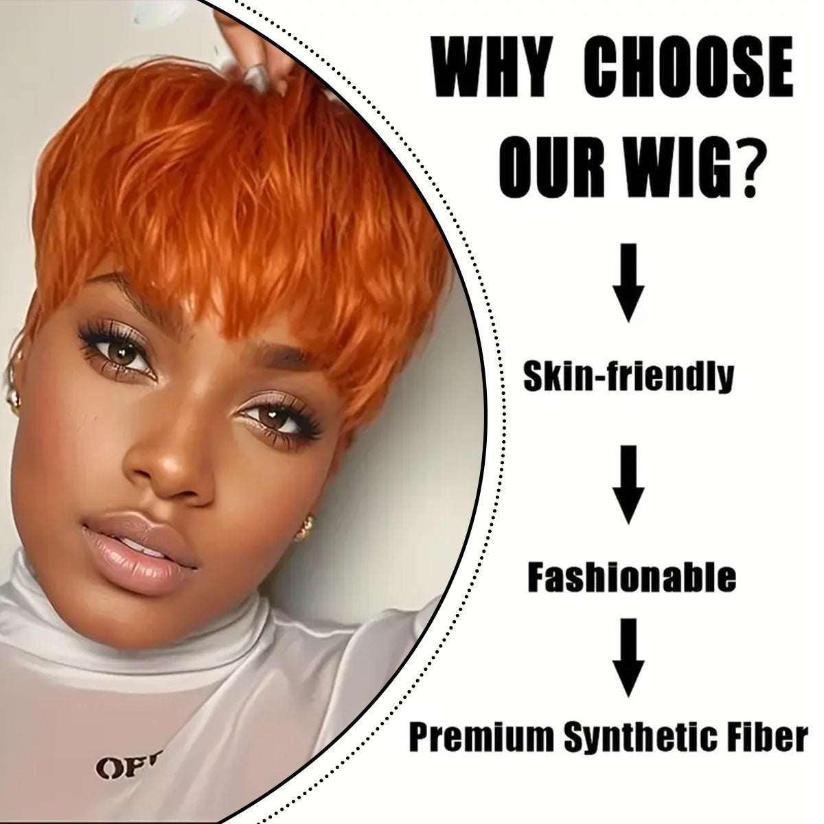 Fluffy Bob Wig – Heat-Resistant Synthetic Hair in Vibrant Colors