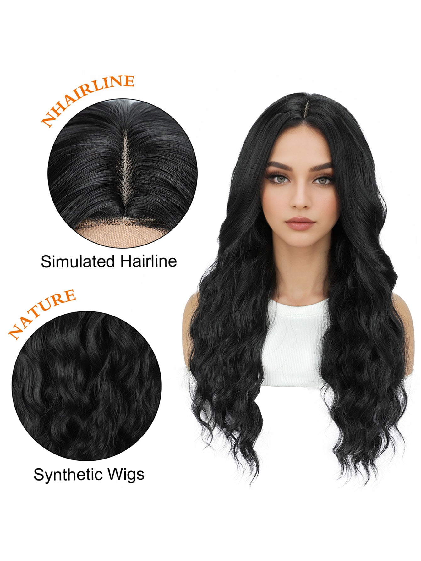 Breathable Comfort U-Shape Wig | Simulation Lace Front, Heat-Safe Synthetic Hair