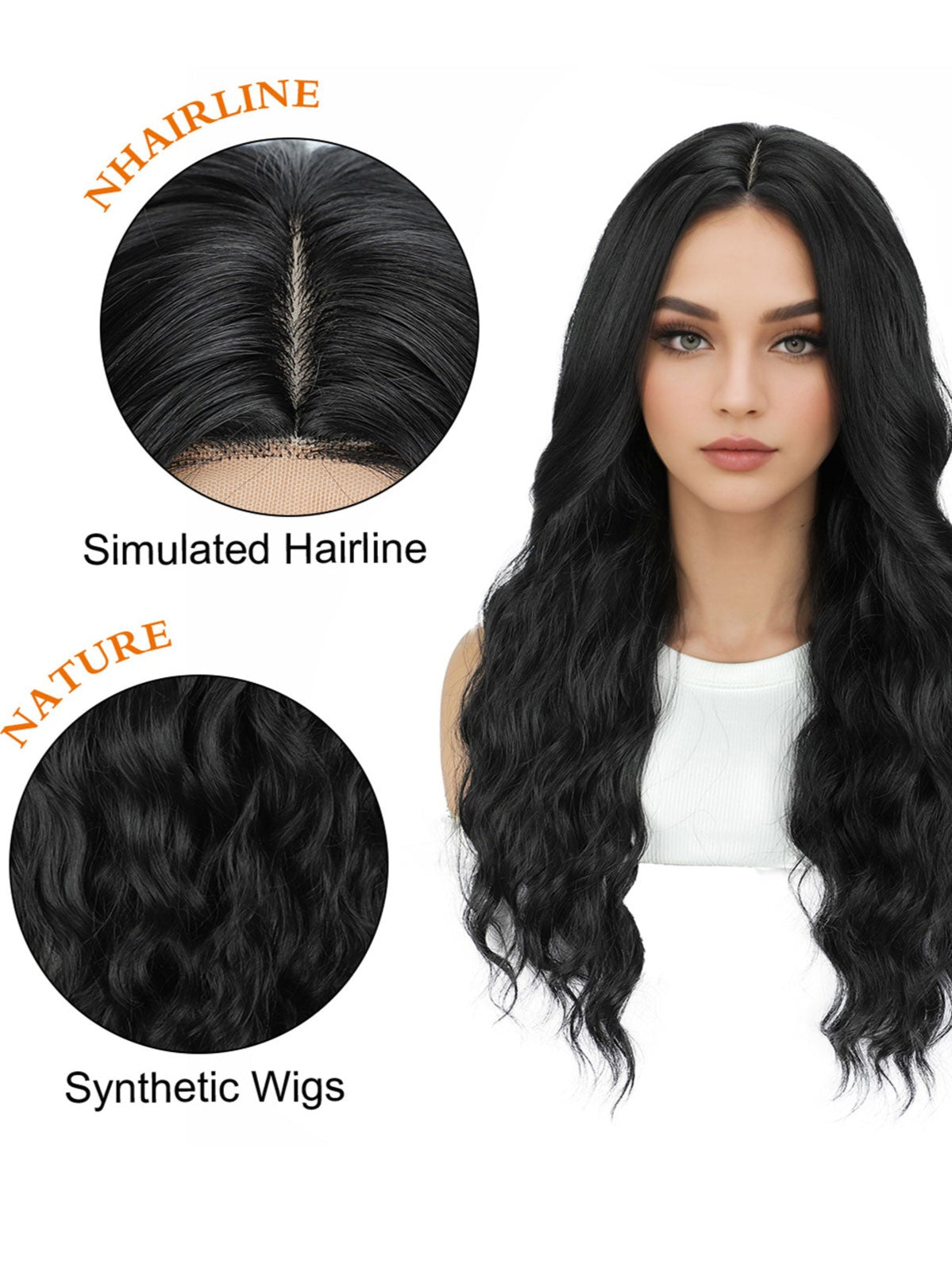 U-Shape Wig for Women: Realistic Lace, Heat-Resistant Fiber, Bulk Order Available