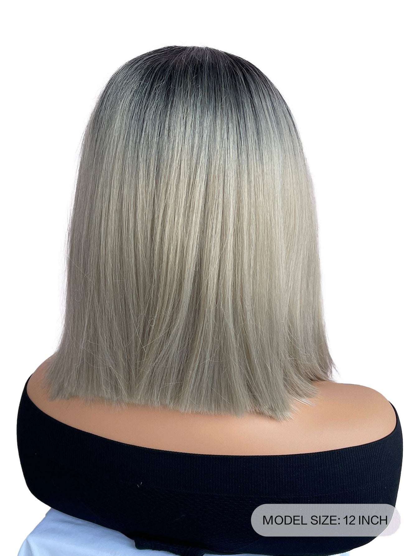 Factory direct sales. 12inch fashionable bob straight hair wigs made of heat - resistant fiber. Multiple colors available