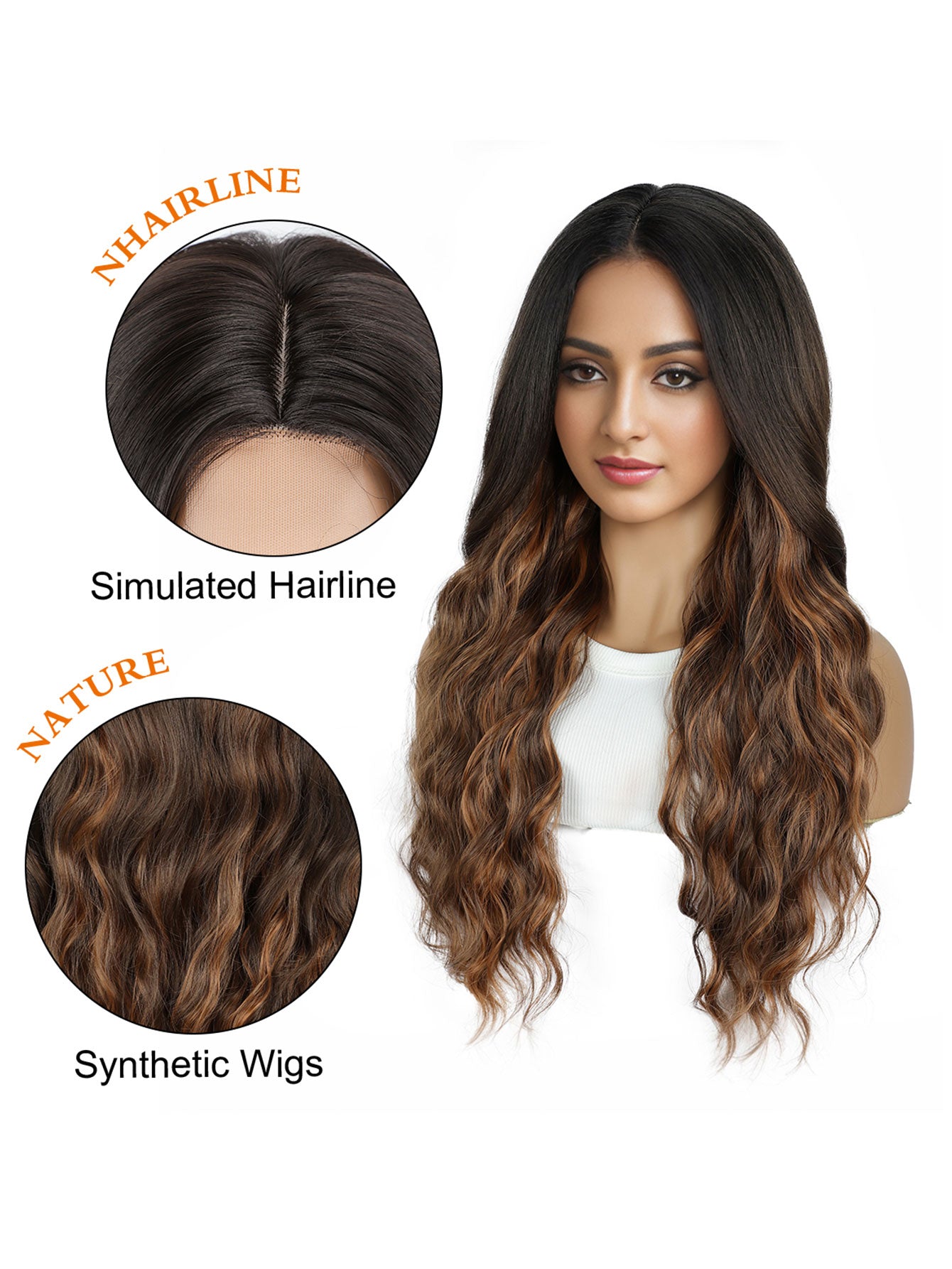 Breathable Comfort U-Shape Wig | Simulation Lace Front, Heat-Safe Synthetic Hair