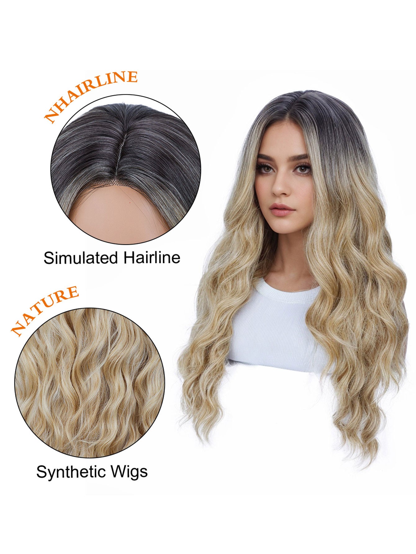 Breathable Comfort U-Shape Wig | Simulation Lace Front, Heat-Safe Synthetic Hair
