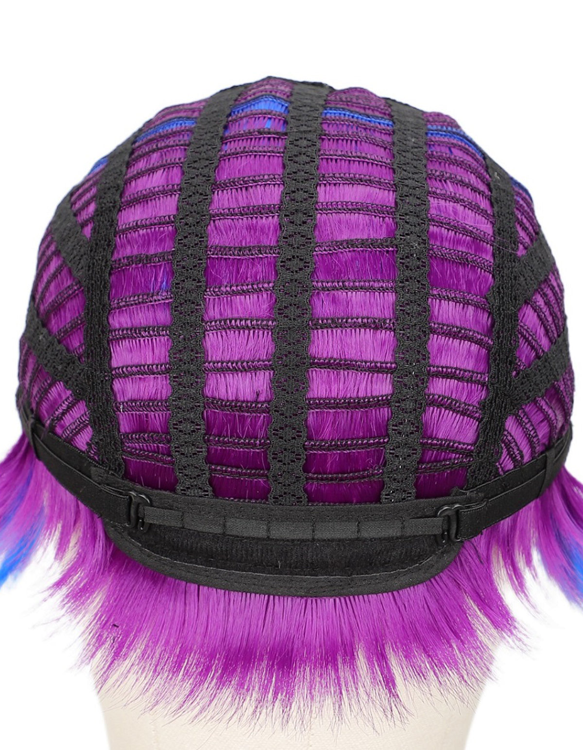 Women's Short Rainbow Color Wig, Resistant Fiber Wigs for Women Girls Daily Wear Party Cosplay Halloween Costume Music Festival Pride Month