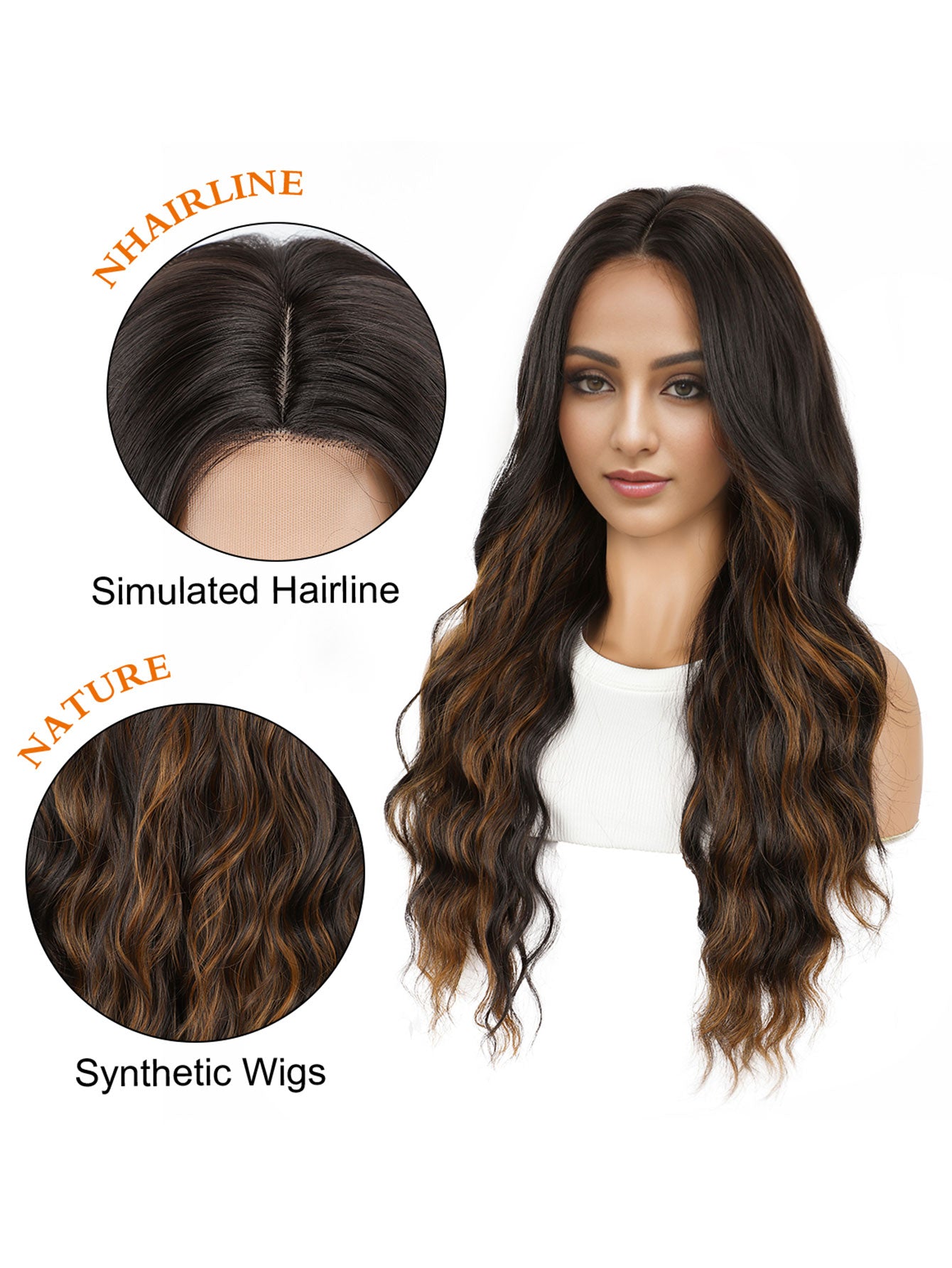 Breathable Comfort U-Shape Wig | Simulation Lace Front, Heat-Safe Synthetic Hair