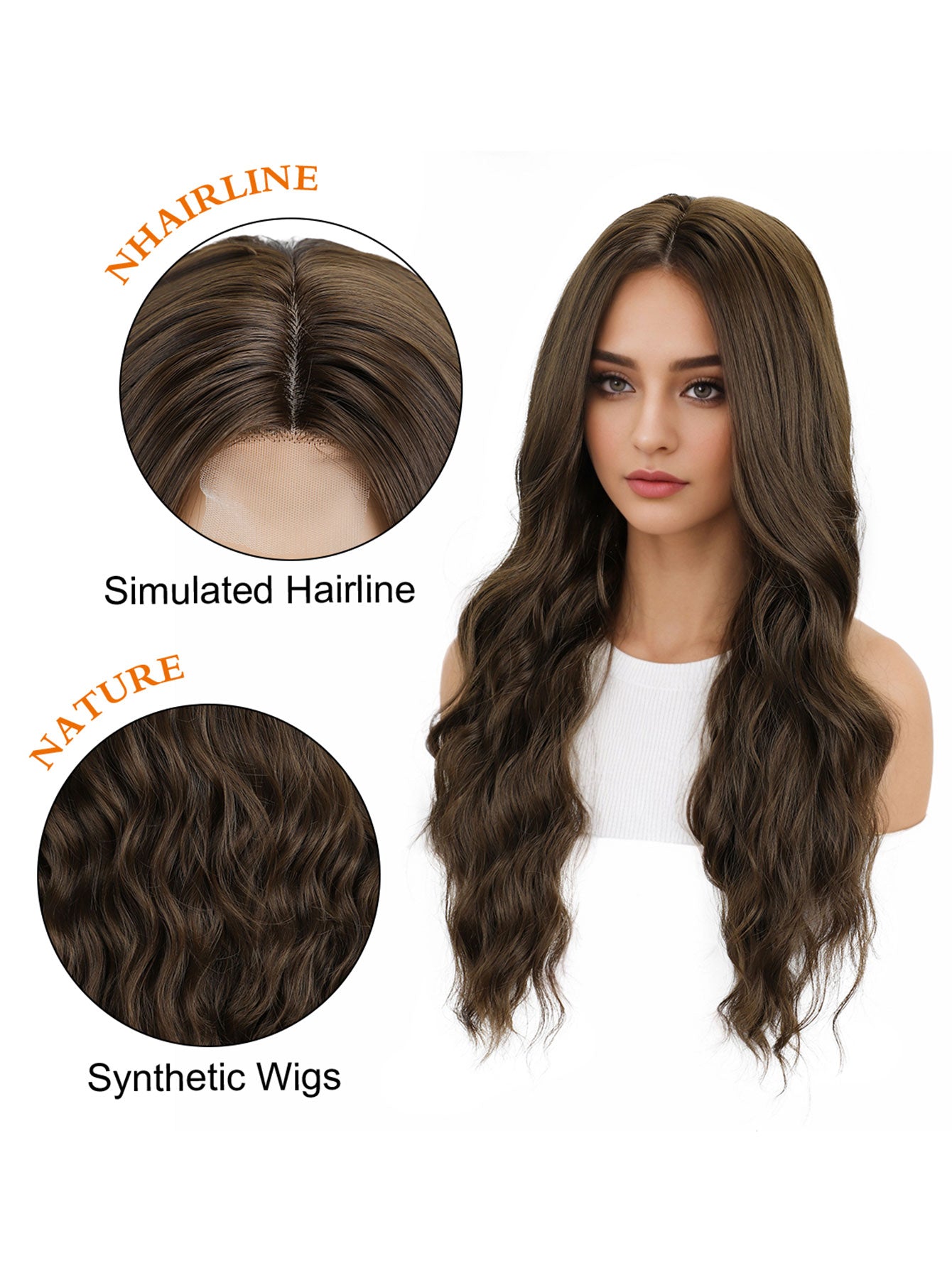 Heat-Resistant U-Type Lace Wig – Wholesale & Retail, Simulation Hairline, Comfort Fit