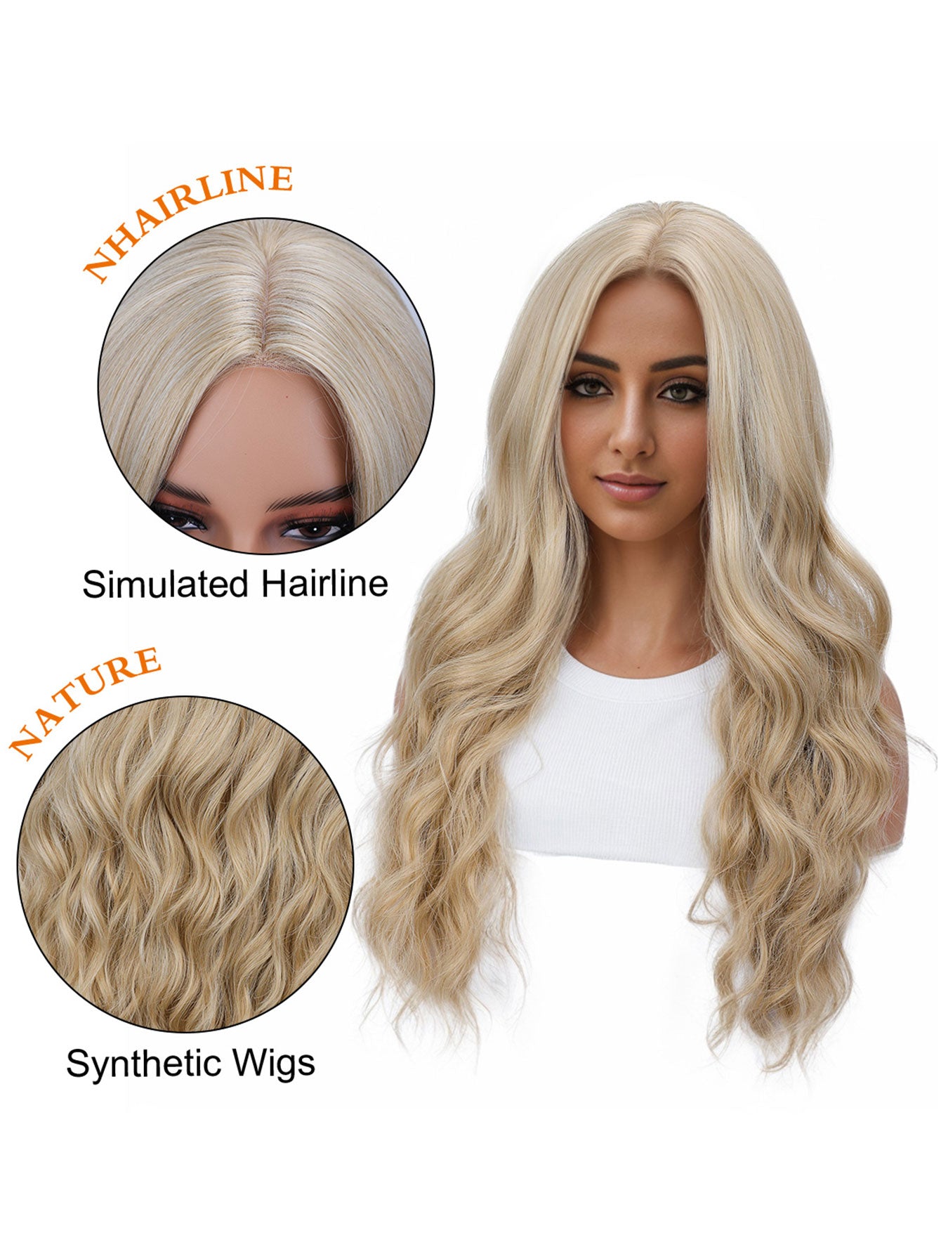 Heat-Resistant U-Type Lace Wig – Wholesale & Retail, Simulation Hairline, Comfort Fit